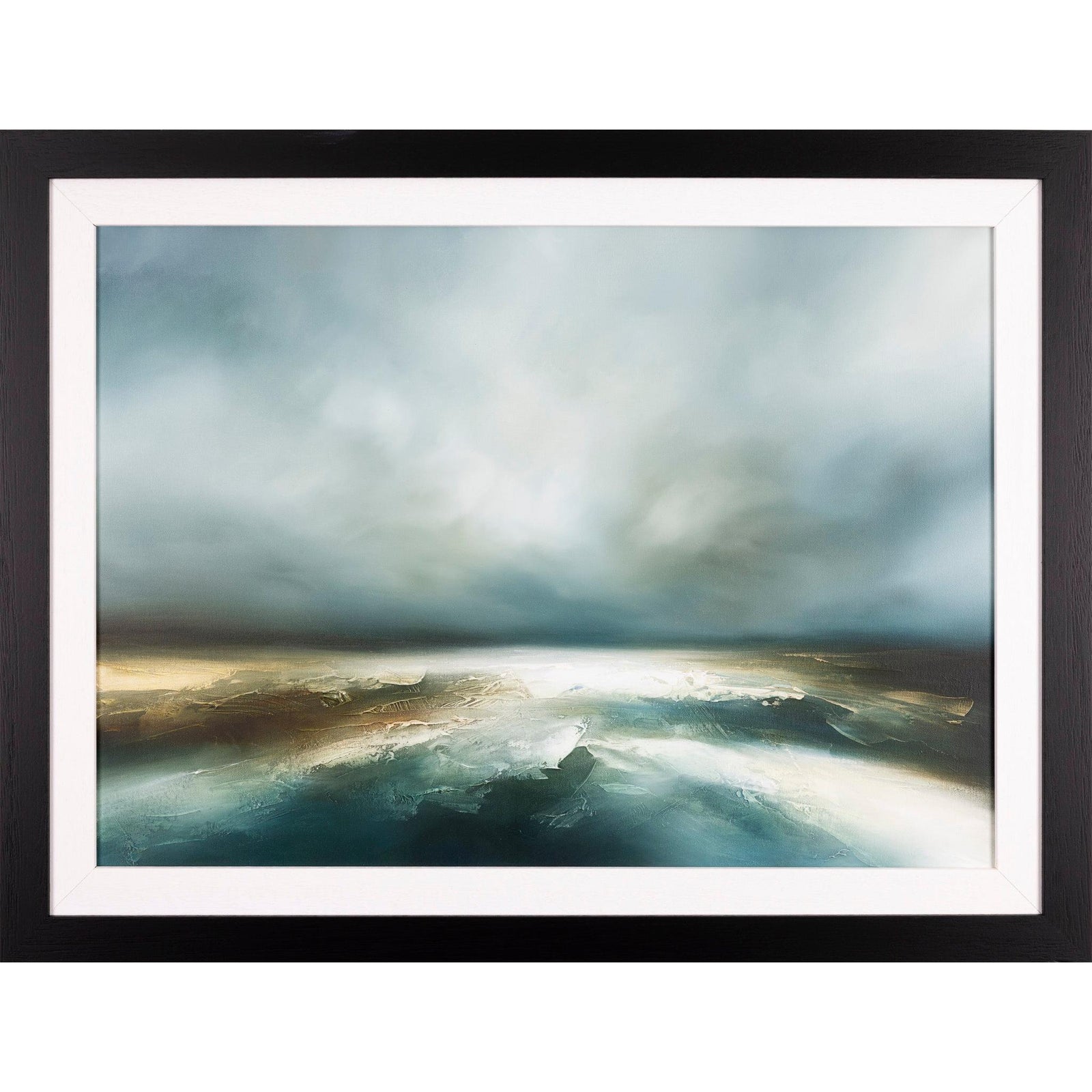 'Rolling Tides' oil on canvas original by Paul Bennett, available at Padstow Gallery, Cornwall
