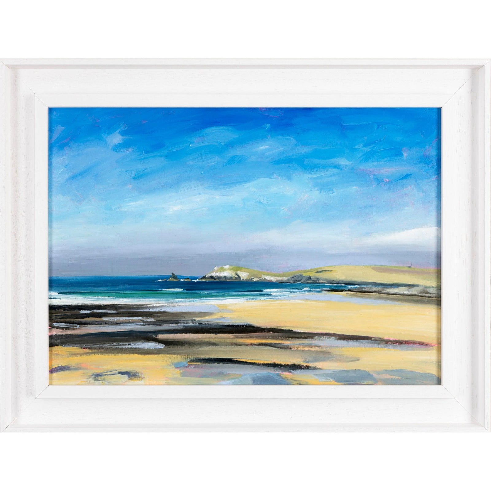 Constantine, acrylic on board, by Toby Ray, available at Padstow Gallery, Cornwall