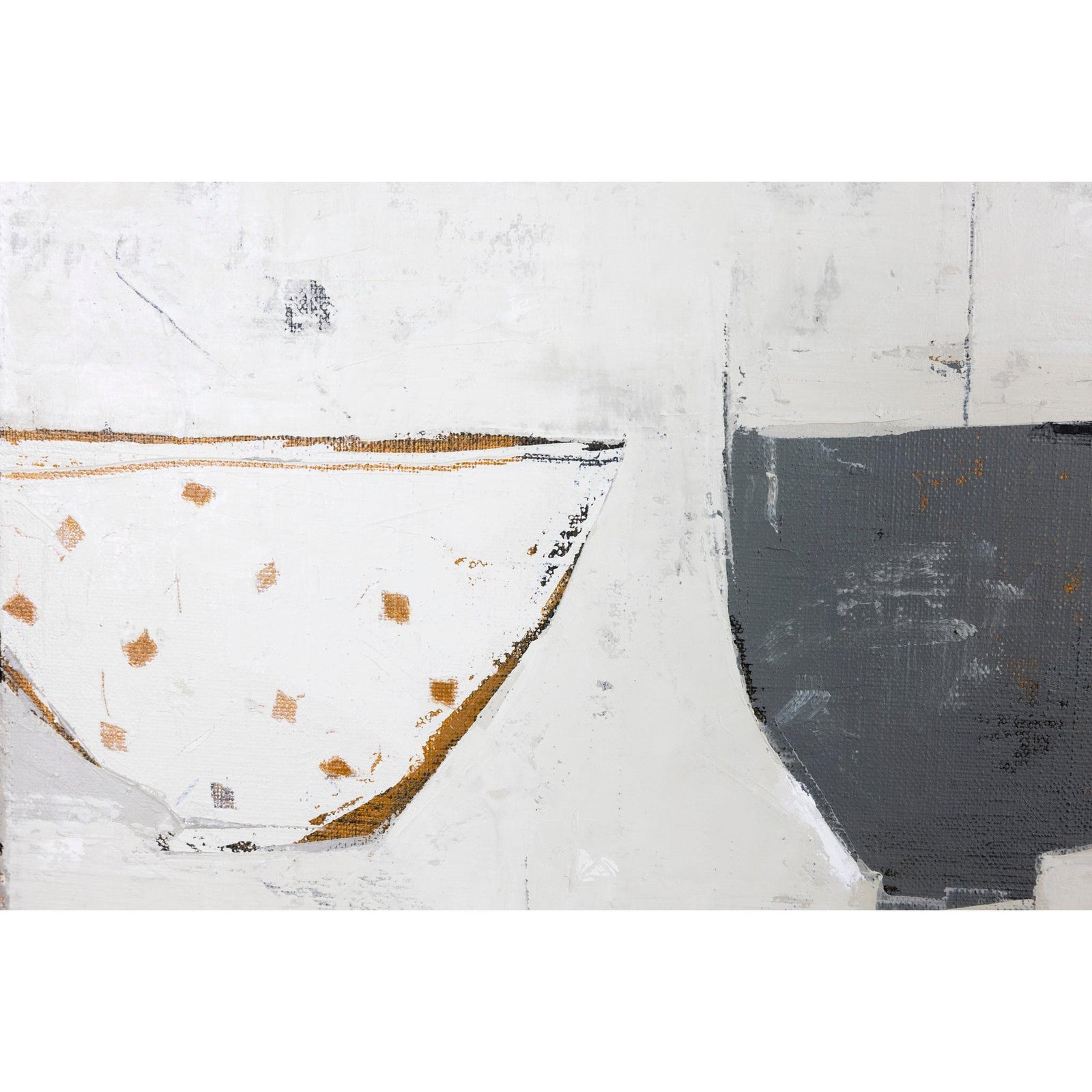 'Five Pots' oil original by Ann Armitage, available at Padstow Gallery, Cornwall