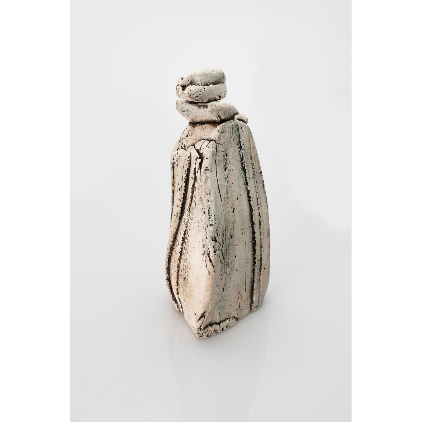 JS5 Boulder Stack by Jane Silk ceramics available at Padstow Gallery, Cornwall
