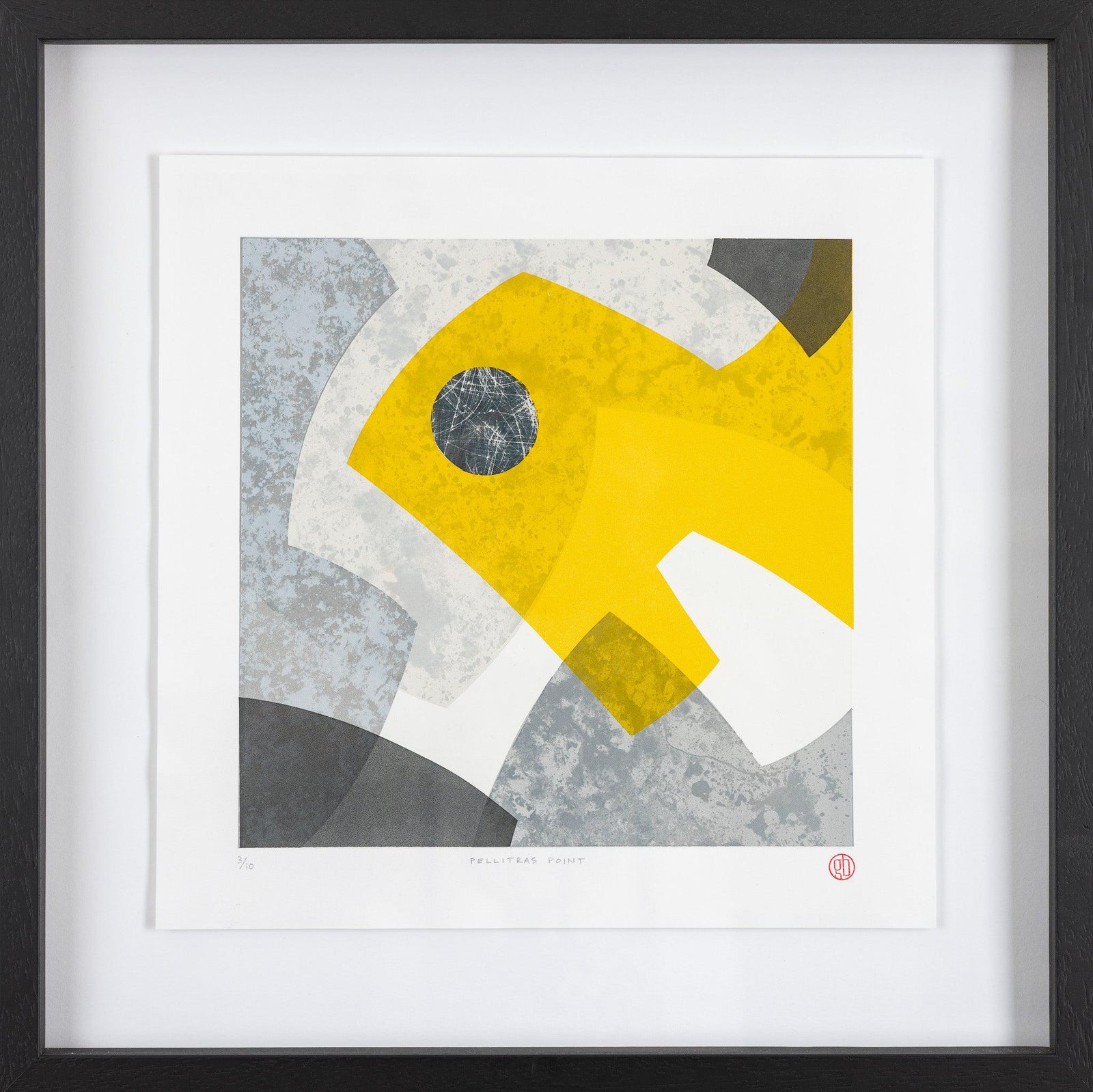 Pelitras Point, framed limited edition print by Graham Black, available at Padstow Gallery, Cornwall