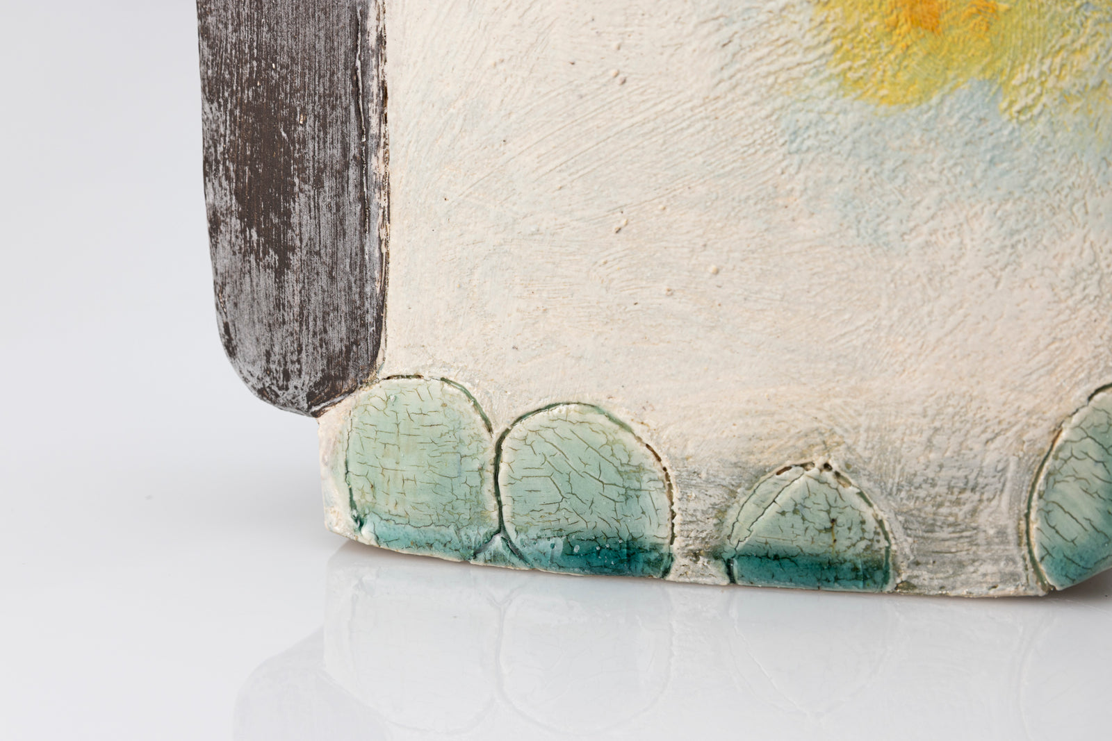 Morning Walk slab-built vessel by Craig Underhill, available at Padstow Gallery Cornwall