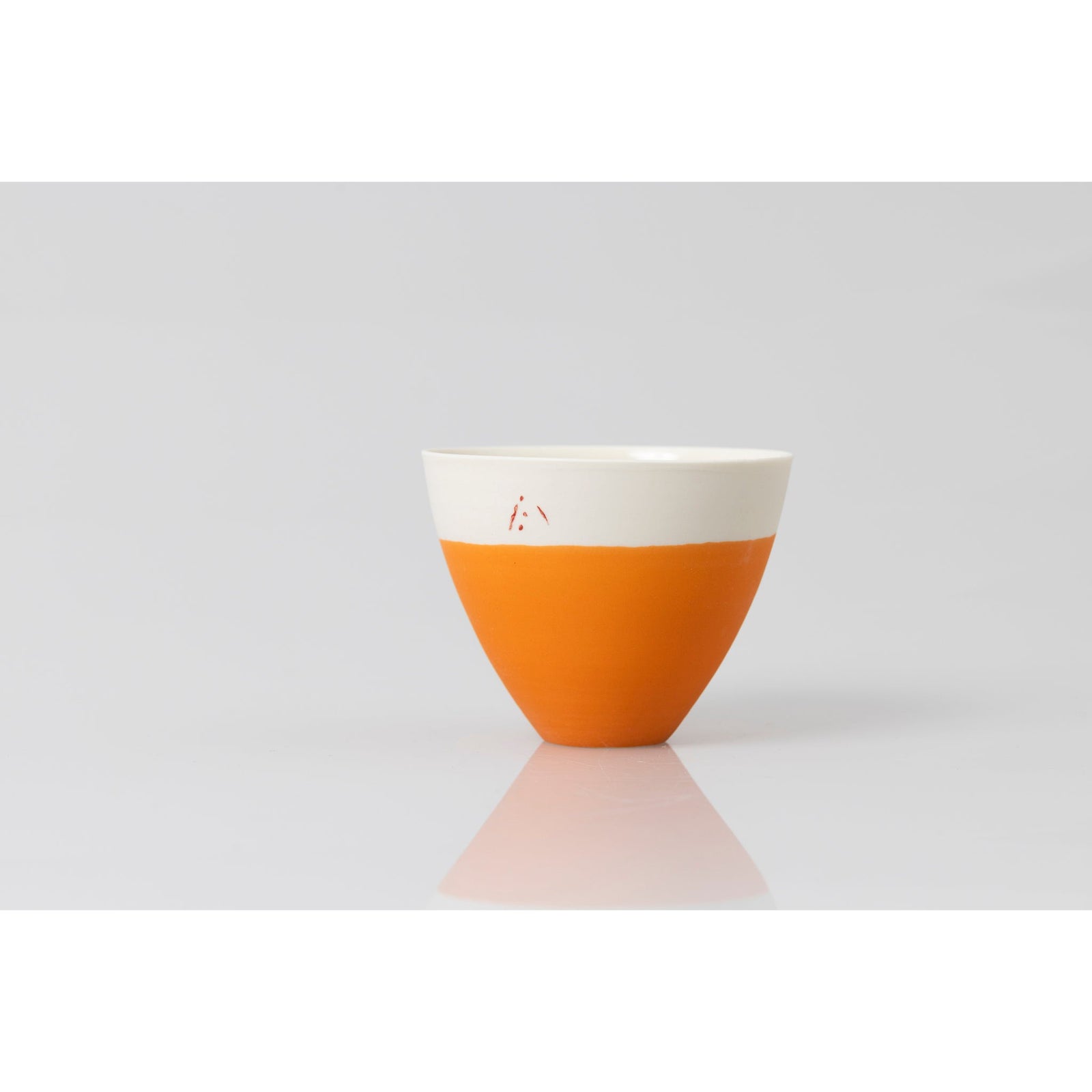 PG10 small cup/bowl, porcelain by Ali Tomlin ceramics, available at Padstow Gallery, Cornwall