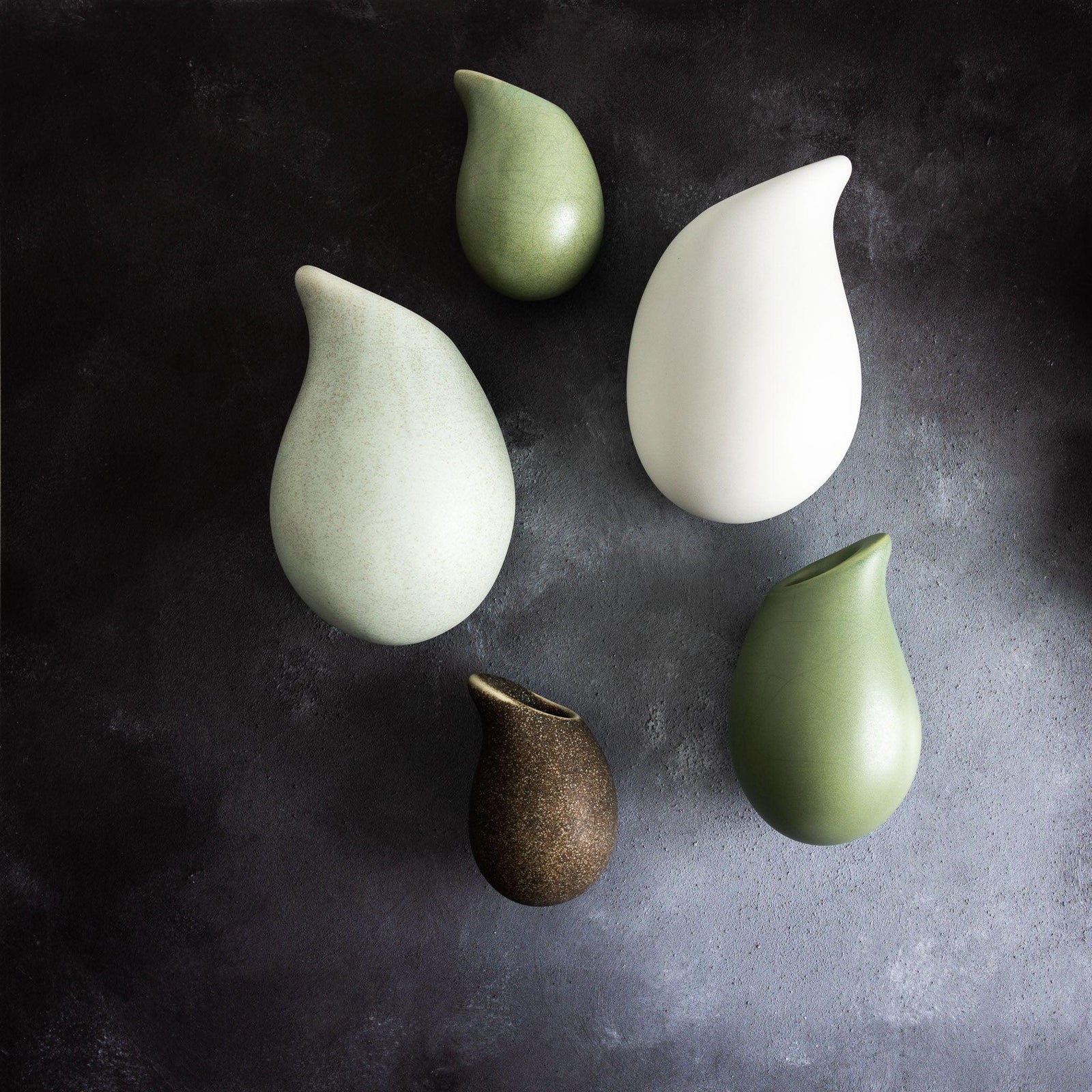 KSR4 Droplet Wall Vase by Kate Schuricht, available at Padstow Gallery, Cornwall