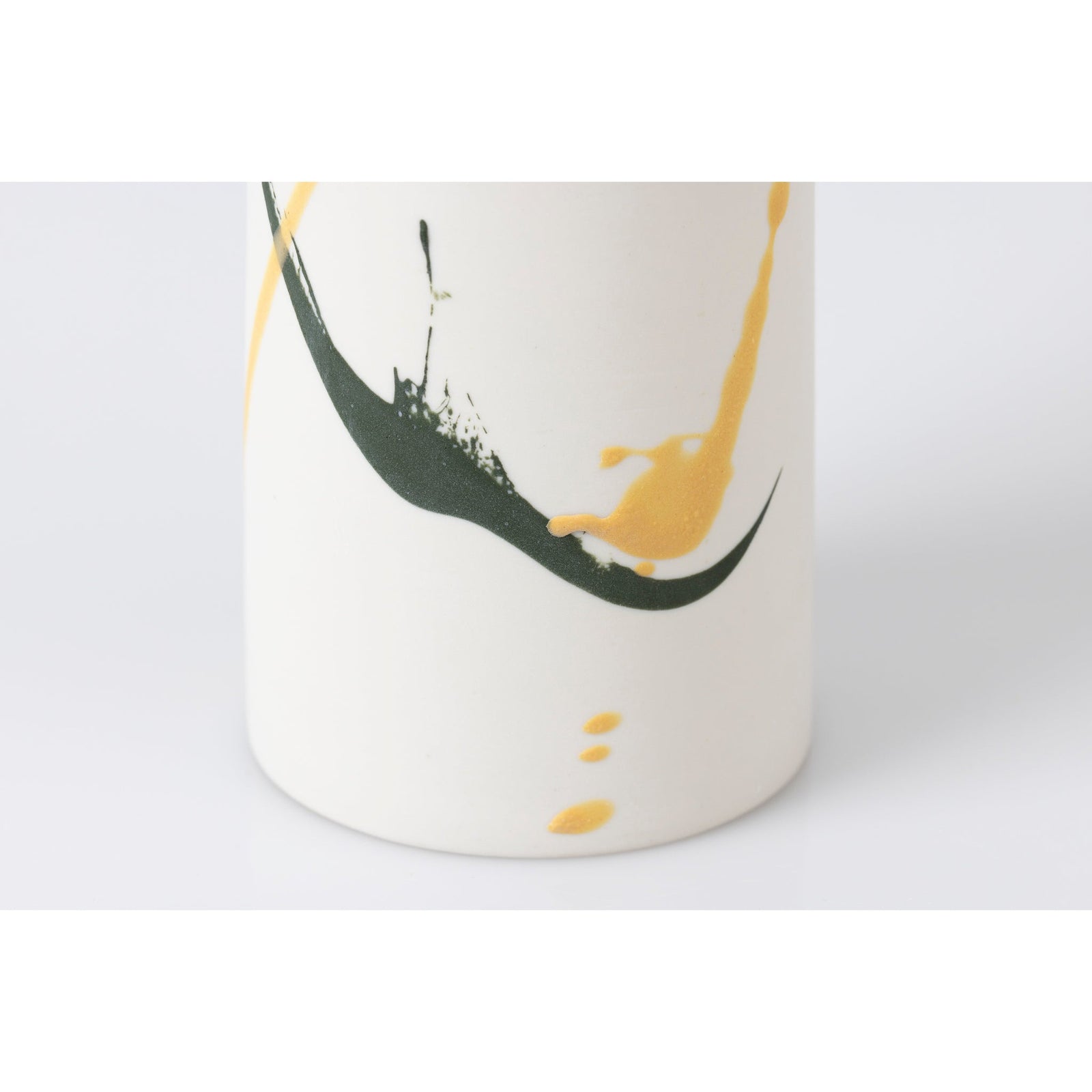 PG09 Cylinder Vase, porcelain by Ali Tomlin ceramics, available at Padstow Gallery, Cornwall