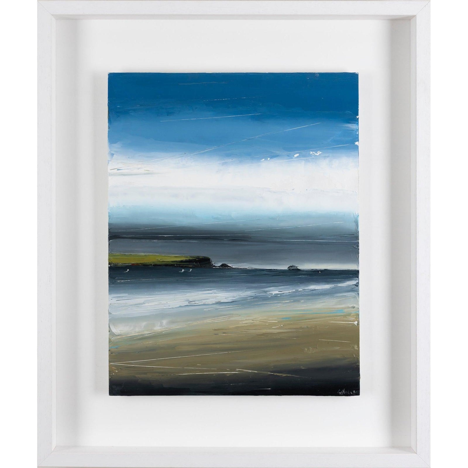 'Fresh Stepper' oil original painting by Georgia Hart, available at Padstow Gallery, Cornwall