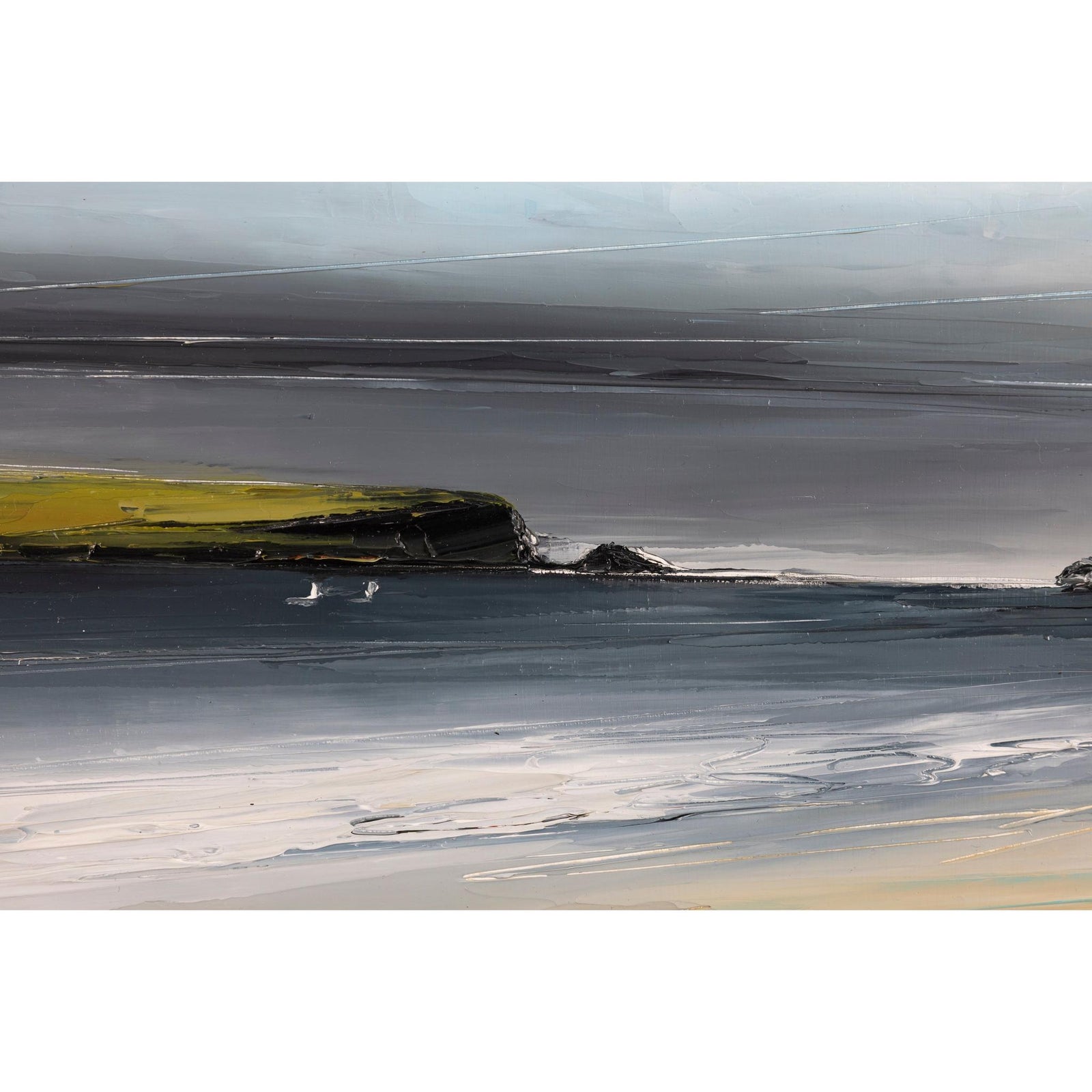 'Fresh Stepper' oil original painting by Georgia Hart, available at Padstow Gallery, Cornwall