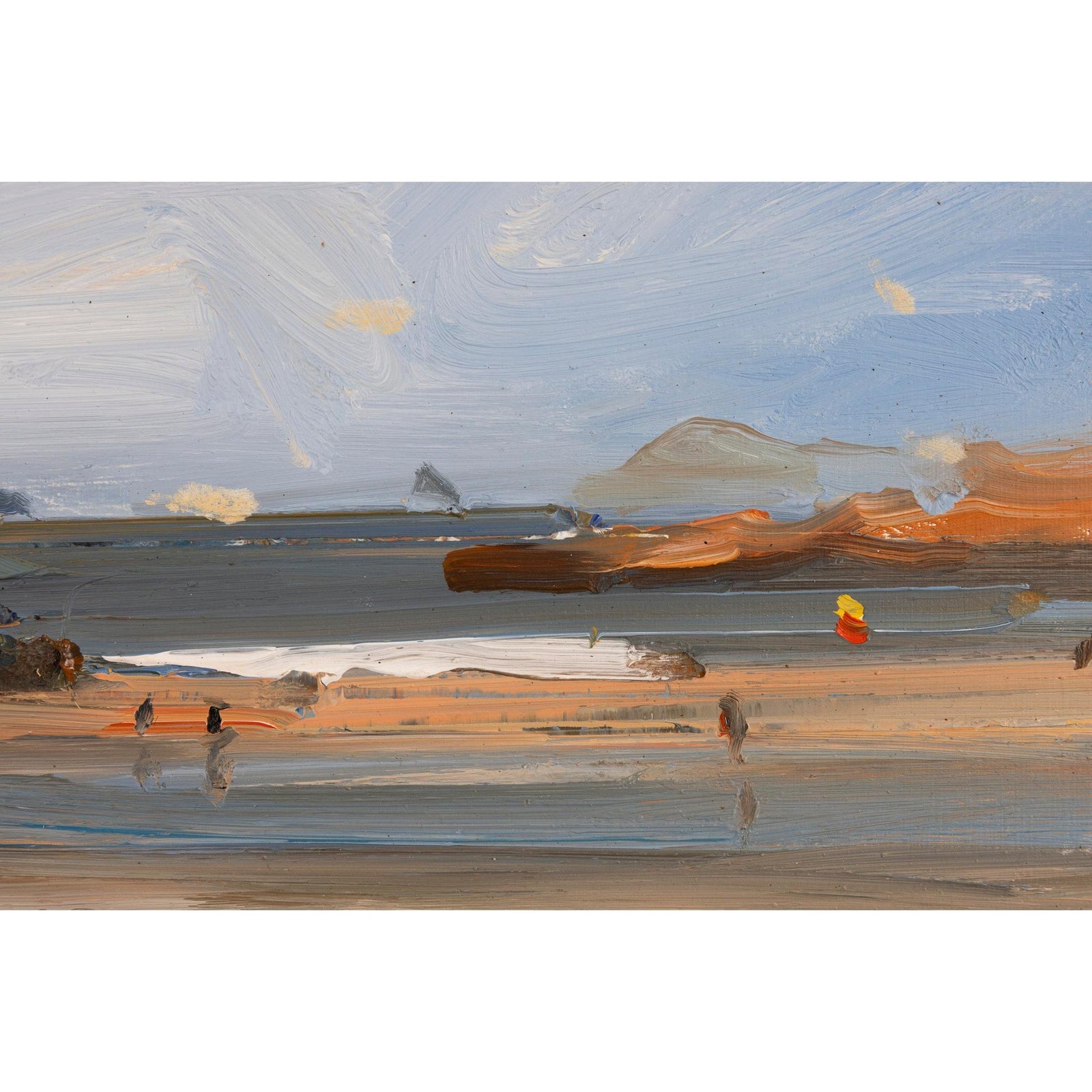 'Sunny Intervals and A Gentle Breeze' oil on board original by David Atkins, available at Padstow Gallery, Cornwall