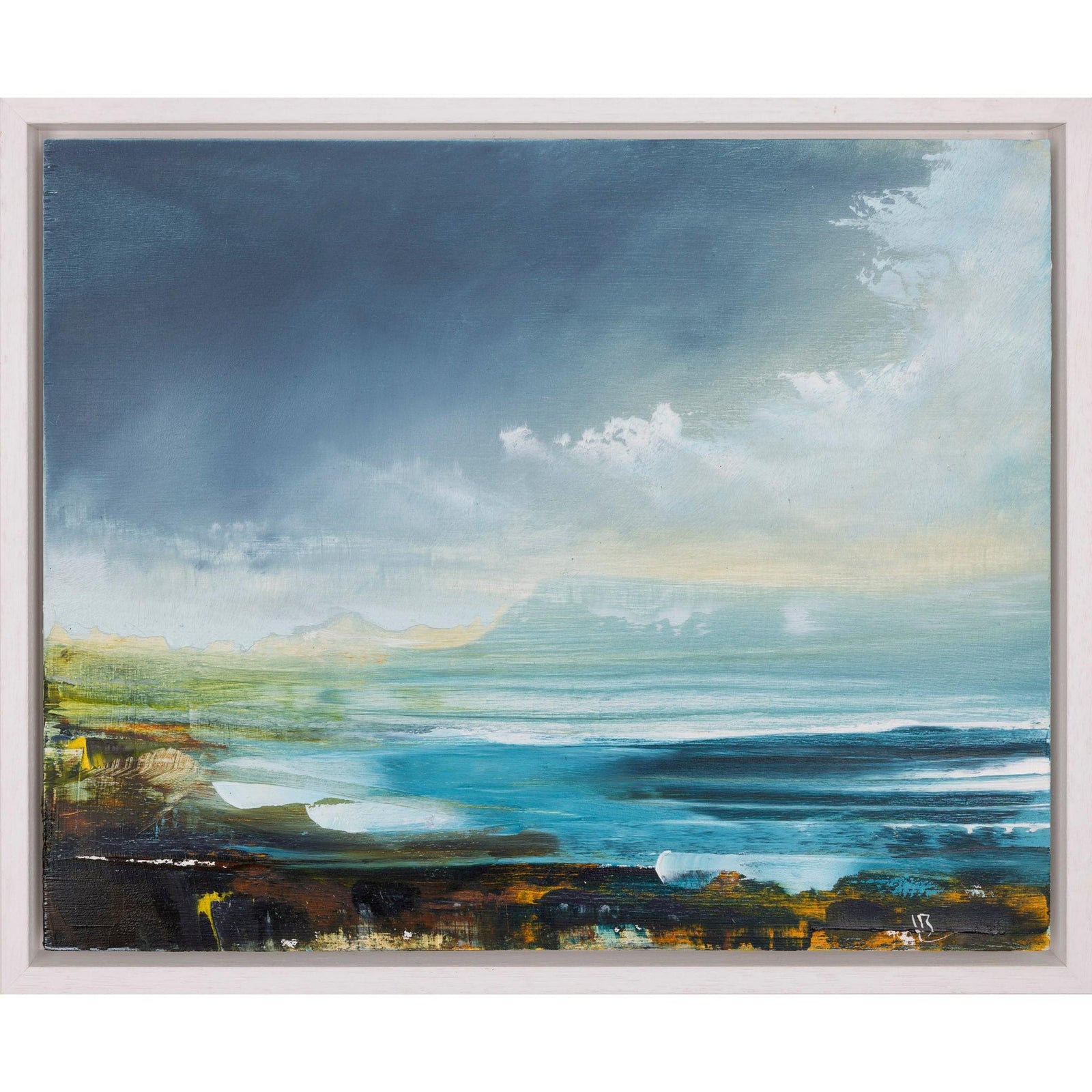 Westerly oil original by Ben Lucas, available at Padstow Gallery, Cornwall