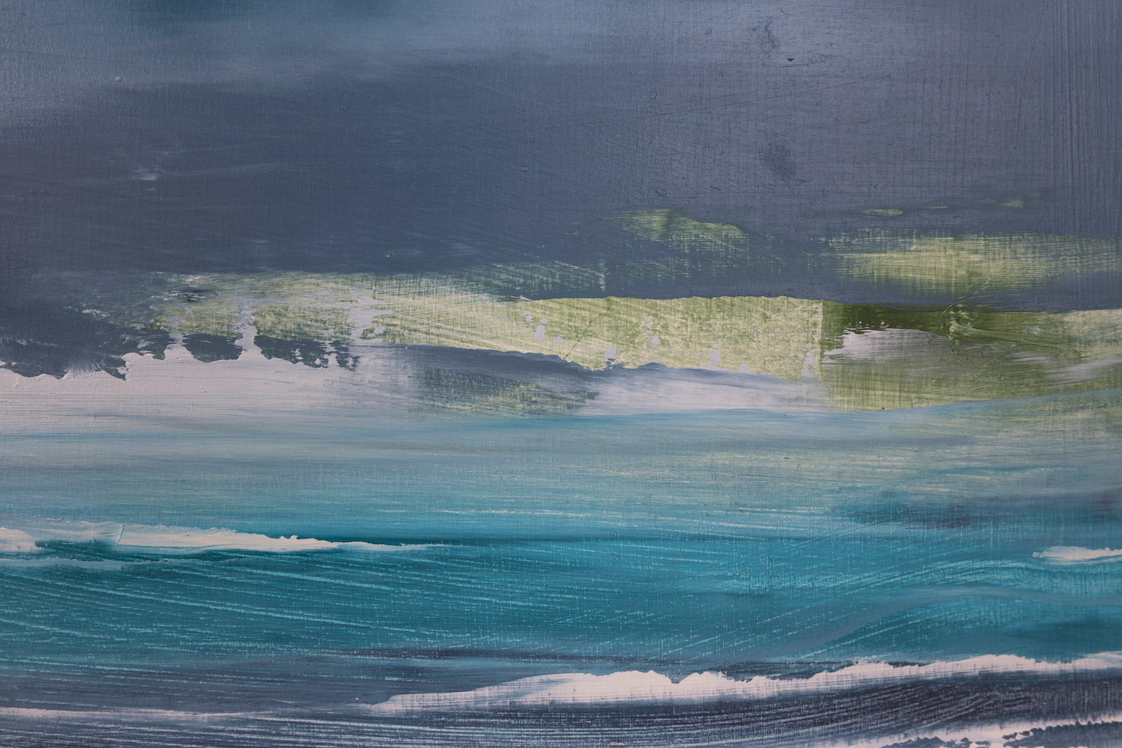 Reef Line oil original by Ben Lucas, available at Padstow Gallery, Cornwall