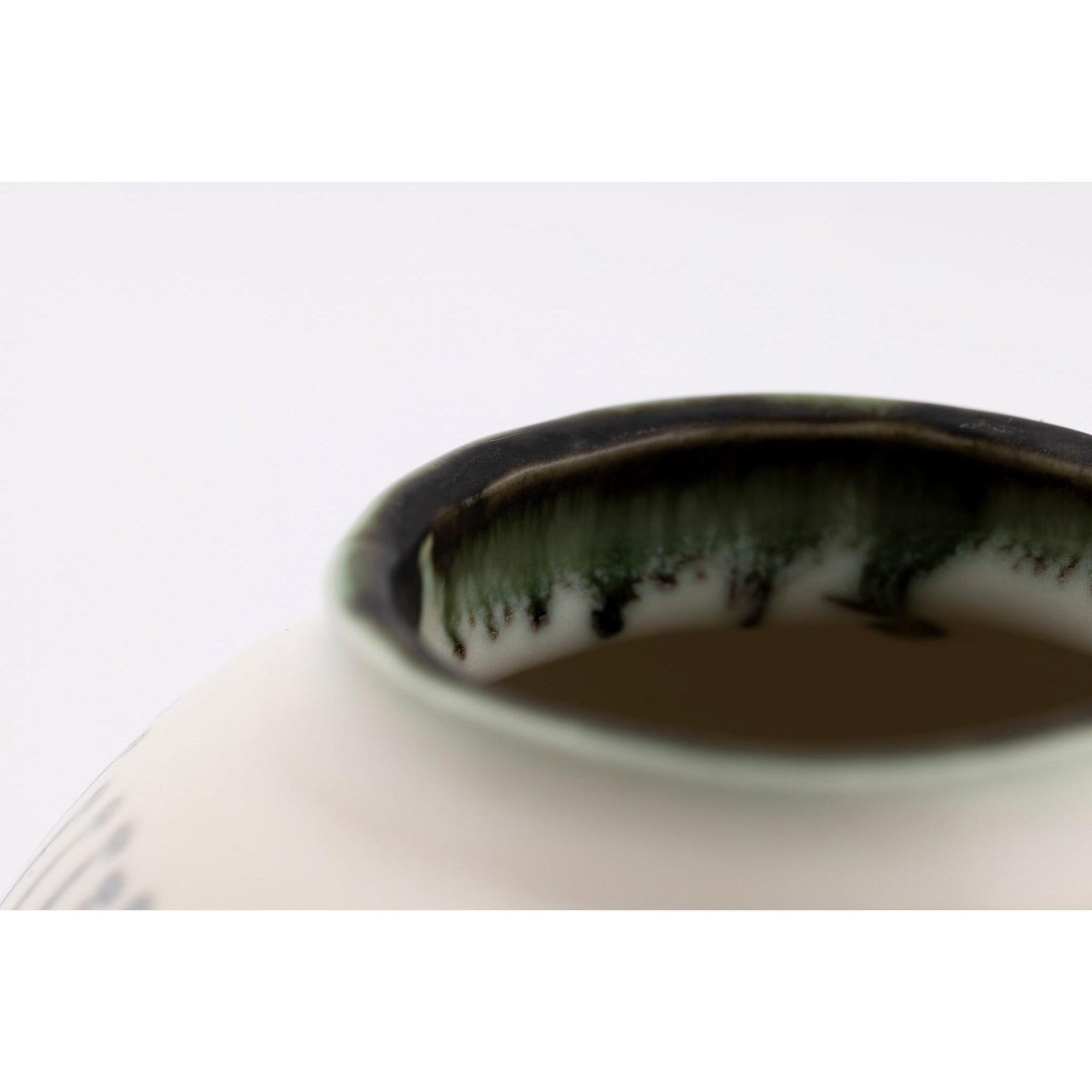 SC21 Porcelain Moon Jar with Sgraffito by Sarah Cooling available at Padstow Gallery, Cornwall