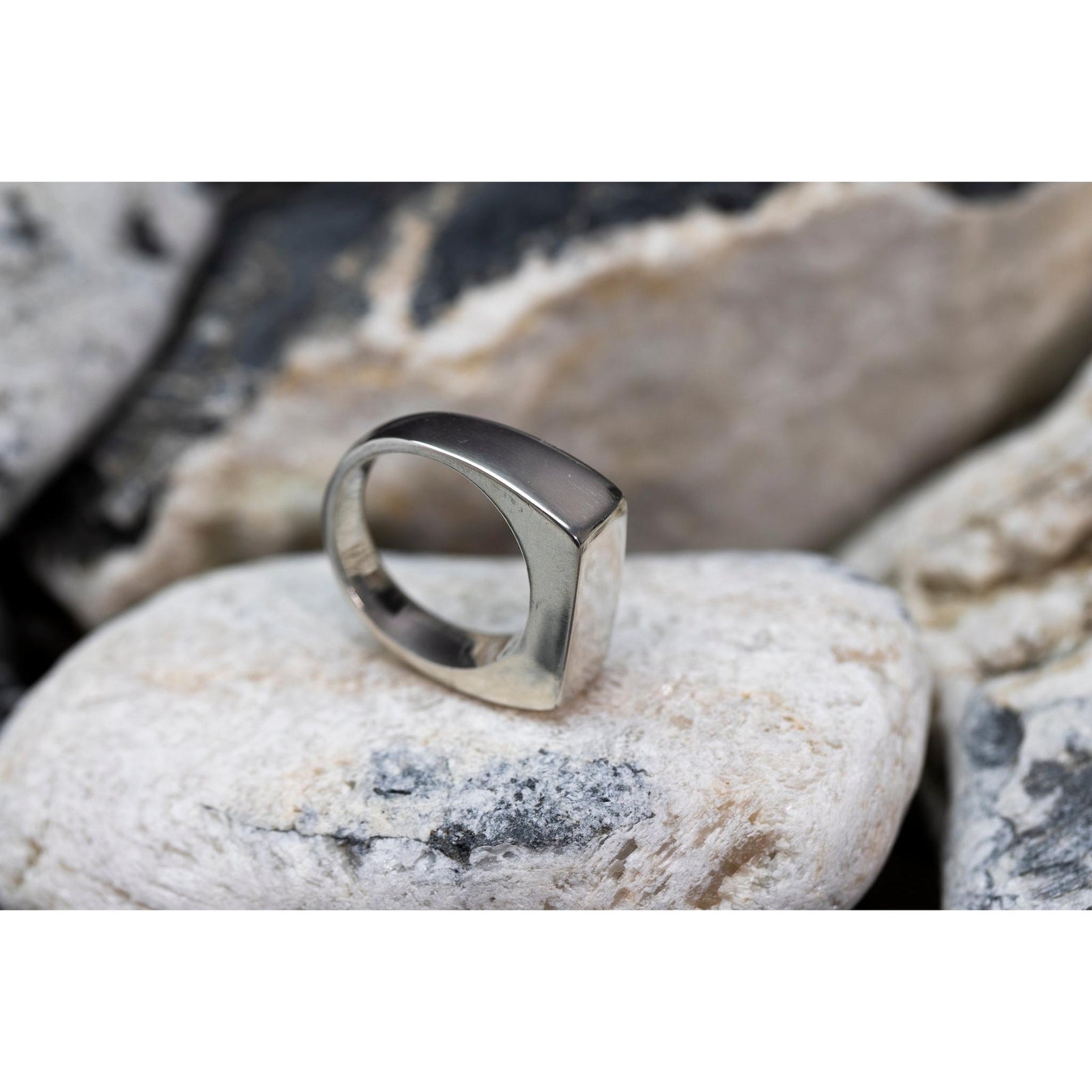 EG06 - Silver Ring - Size P by Emma Goold available at Padstow Gallery Cornwall