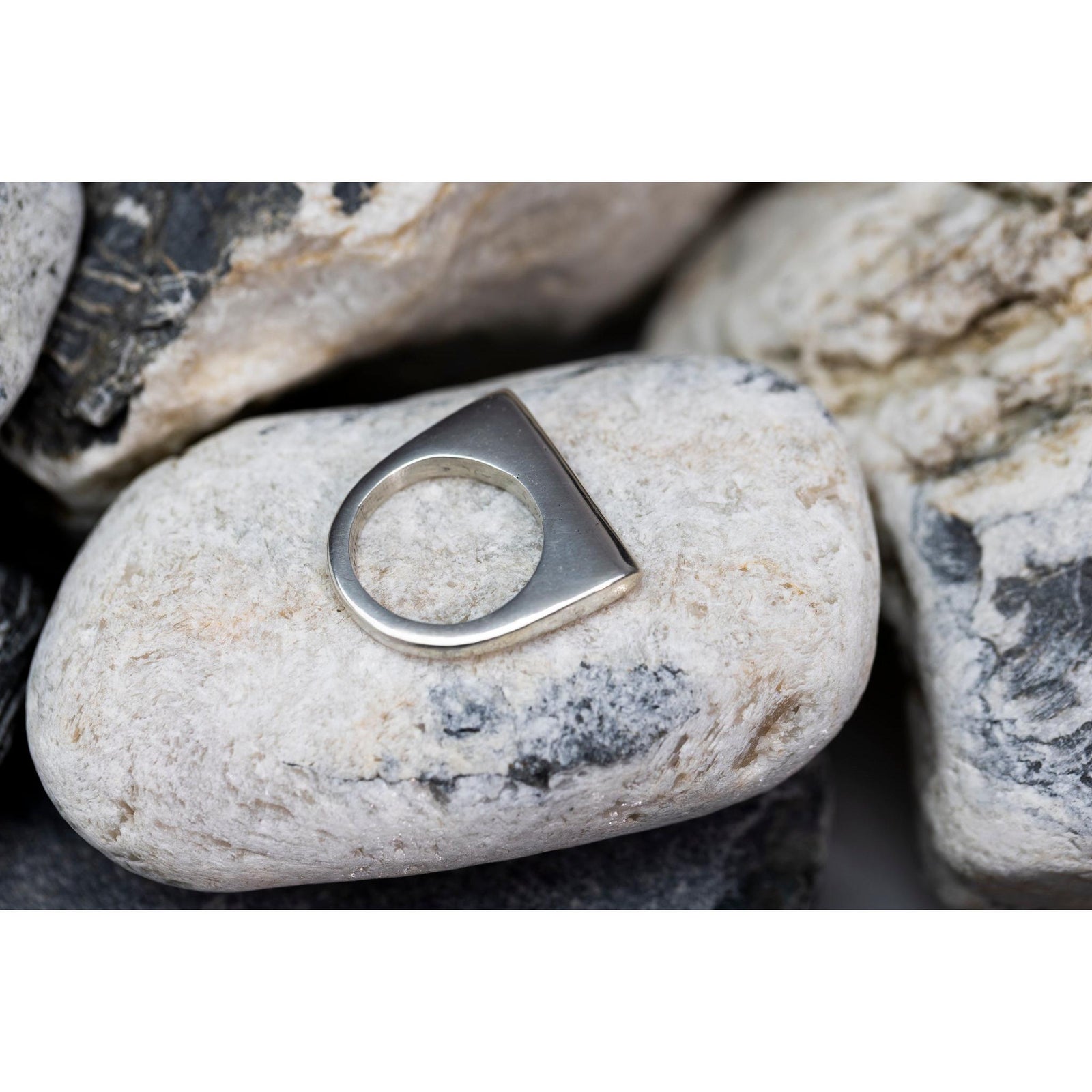 EG13 - Silver Ring - Size L by Emma Goold available at Padstow Gallery Cornwall