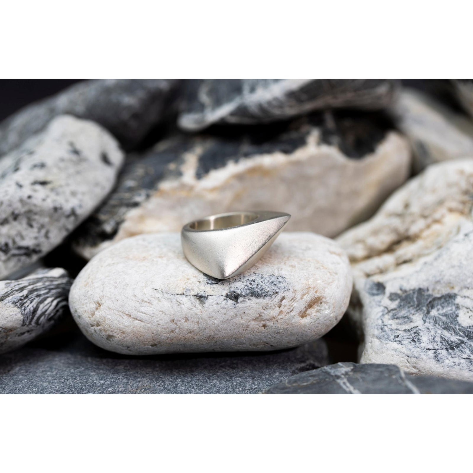 EG02 - Silver Ring - Size P by Emma Goold available at Padstow Gallery Cornwall