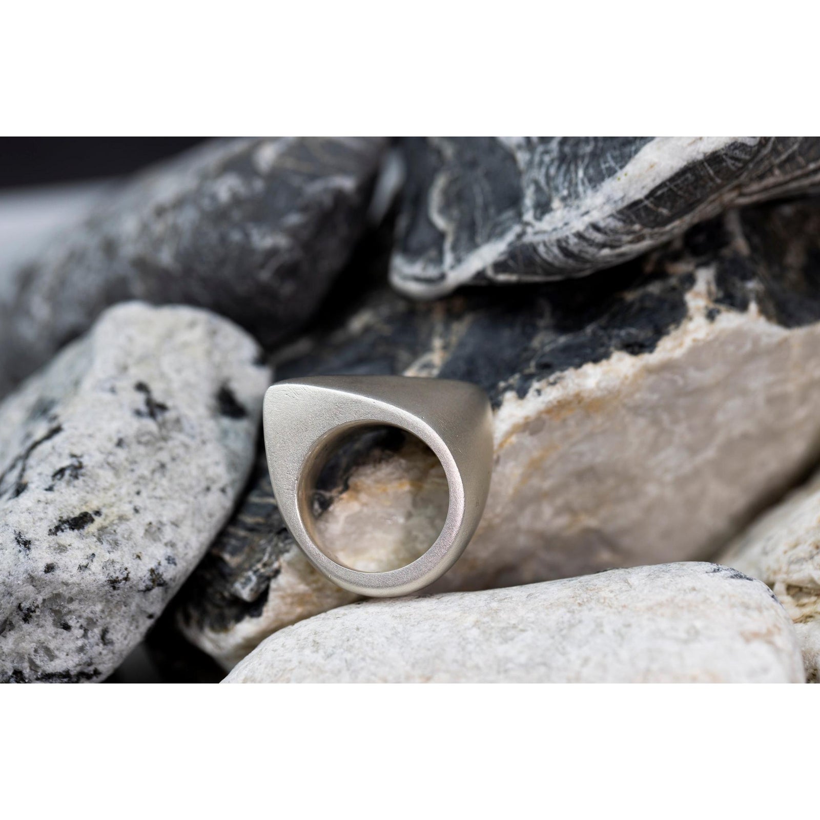 EG02 - Silver Ring - Size P by Emma Goold available at Padstow Gallery Cornwall