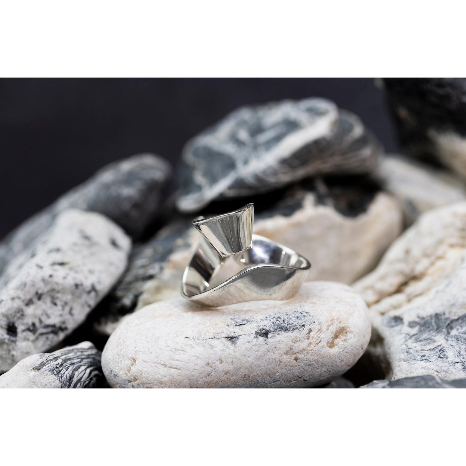 EG01 - Silver Ring - Size L by Emma Goold available at Padstow Gallery Cornwall