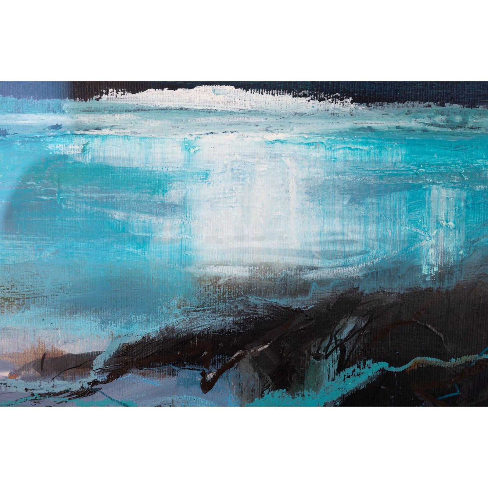 'Midnight Tide' by Jo Ellis, mixed media, original available at Padstow Gallery, Cornwall