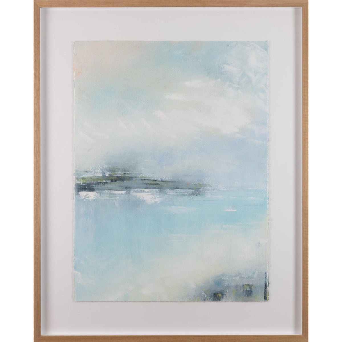 &#39;Over the River&#39; oil on paper by Ben Lucas, available at Padstow Gallery, Cornwall