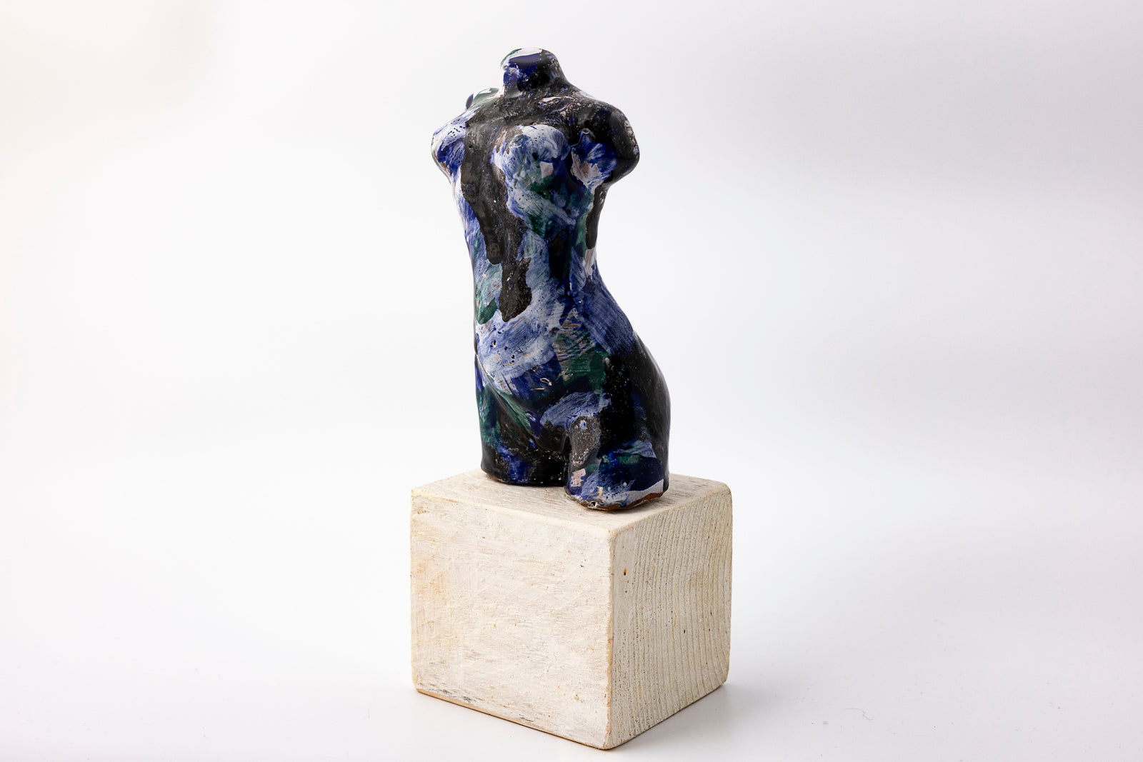 SH71 Jill glazed terracotta figure by Sophie Howard available at Padstow Gallery Cornwall