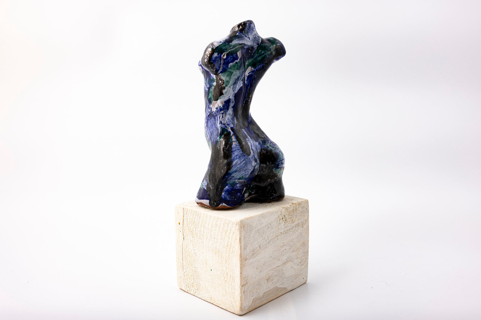 SH71 Jill glazed terracotta figure by Sophie Howard available at Padstow Gallery Cornwall