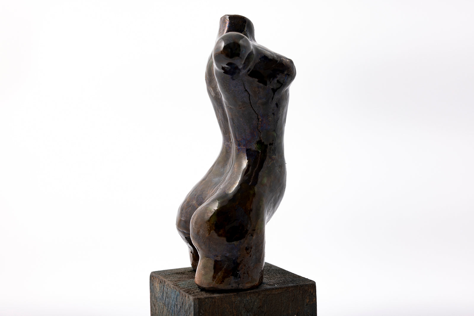 SH72 Jill glazed terracotta figure by Sophie Howard available at Padstow Gallery Cornwall
