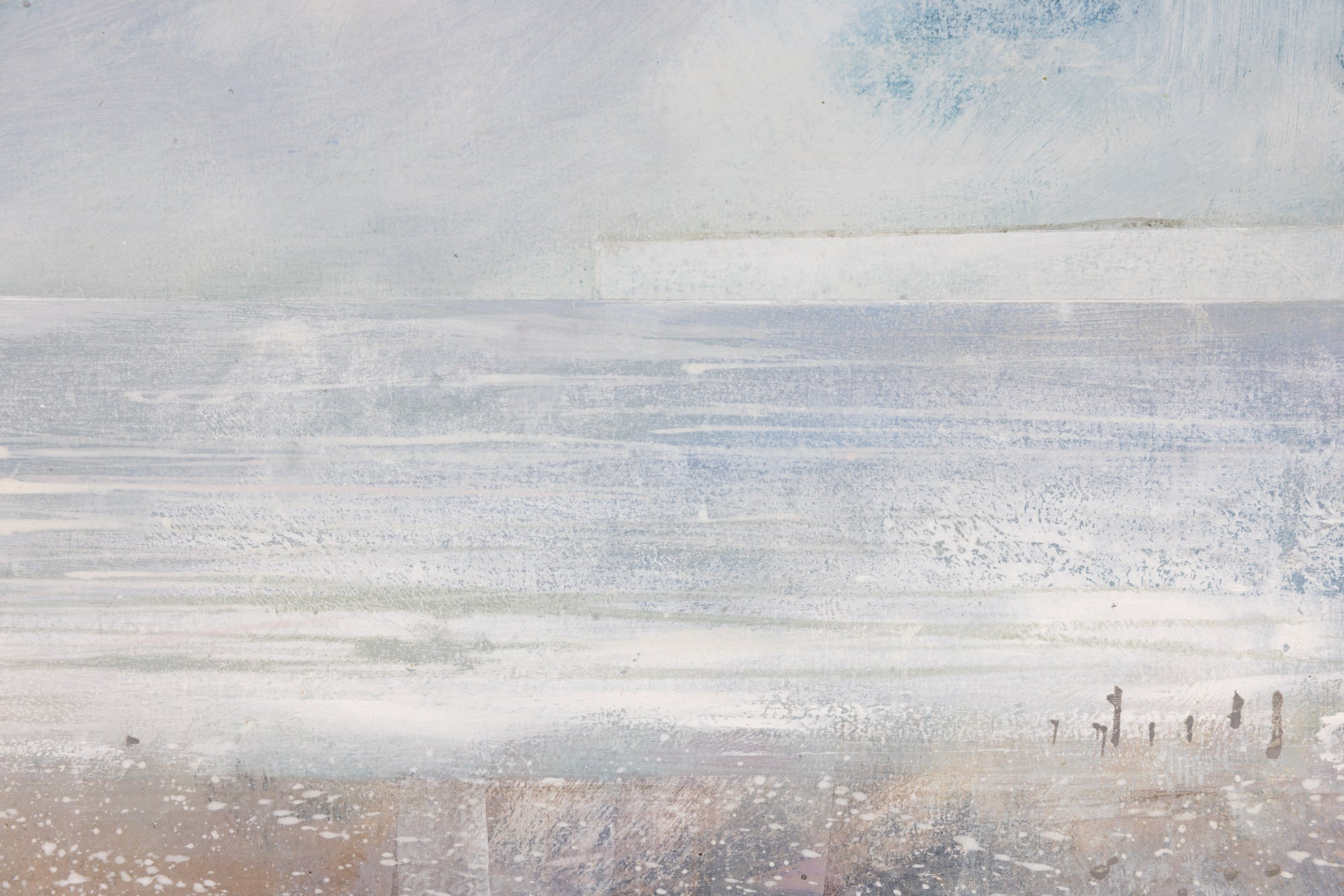‘A beach walk' oil on board by Ruth Taylor, available at Padstow Gallery, Cornwall