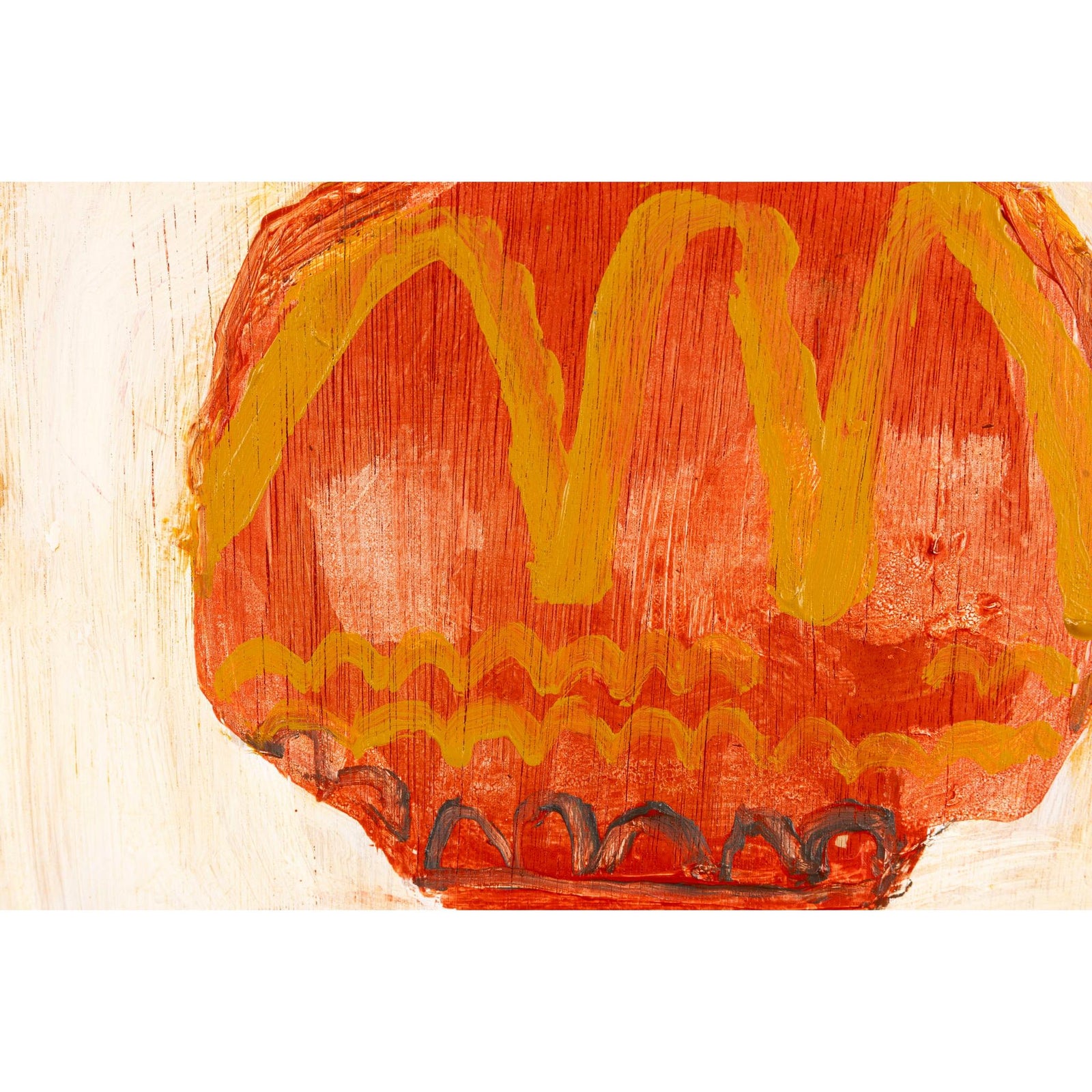 Close up detail of 'Ferns' mixed media and oil original by David Pearce fine art, available at Padstow Gallery, Cornwall