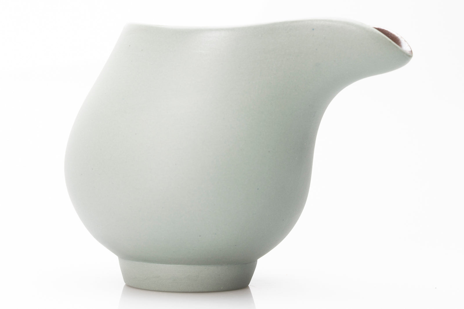 Sage green flow jug by Kate Schuricht ceramics, available at Padstow Gallery Cornwall