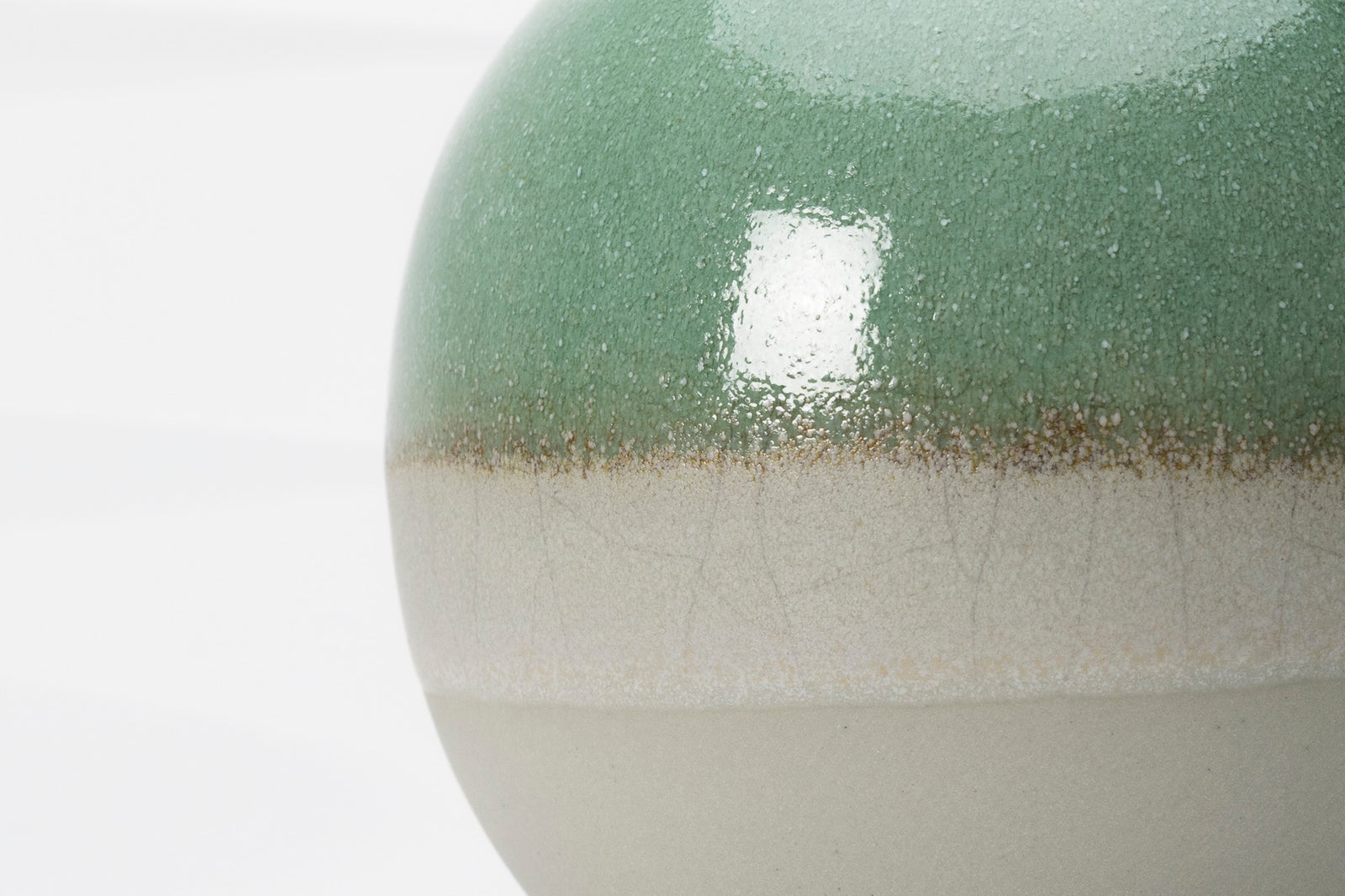 Stoneware Lunar Vase by Kate Schuricht ceramics, available at Padstow Gallery Cornwall