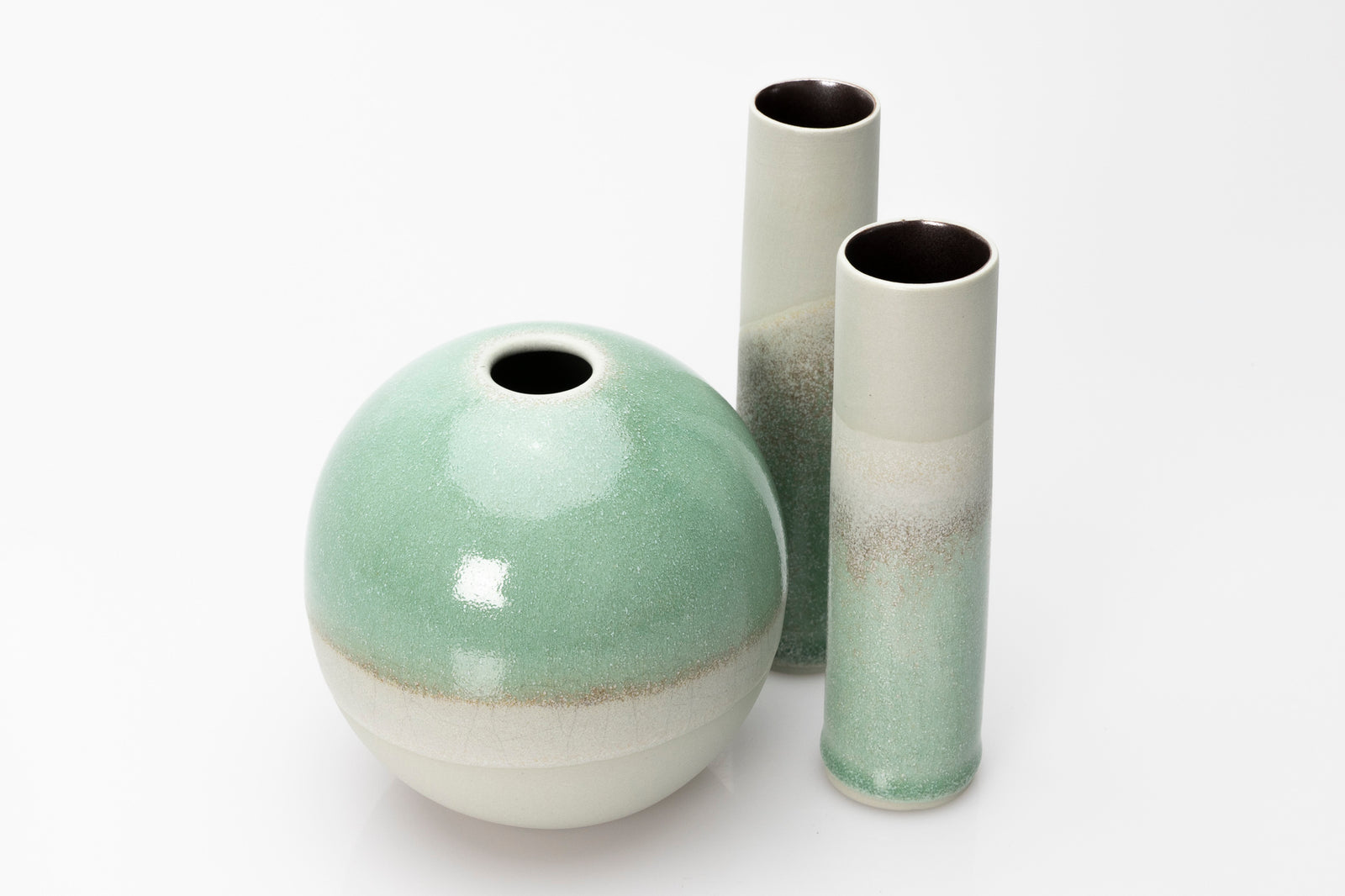Small Stoneware Vase by Kate Schuricht ceramics, available at Padstow Gallery Cornwall