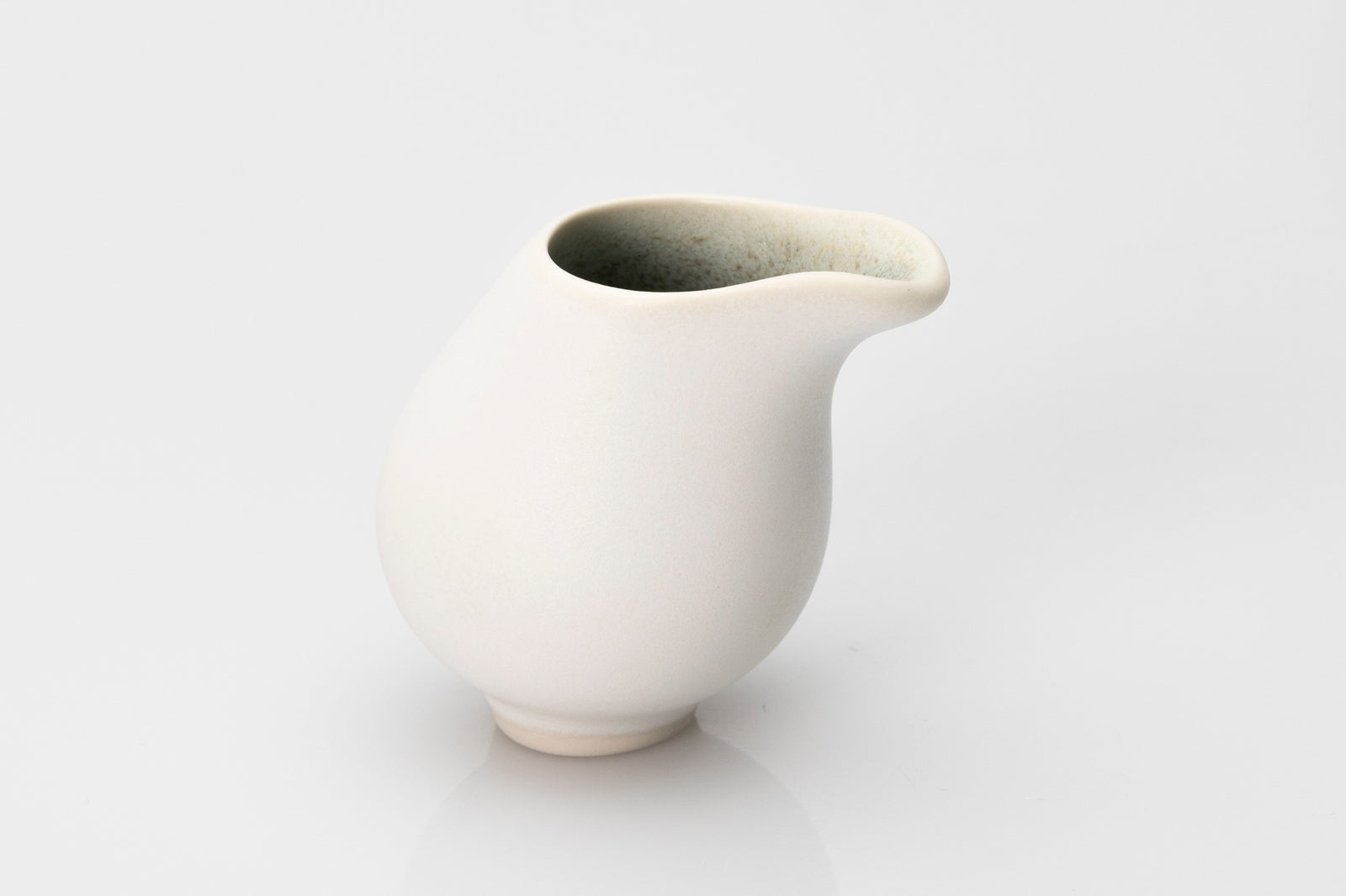 Small stoneware flow jug by Kate Schuricht ceramics, available at Padstow Gallery Cornwall