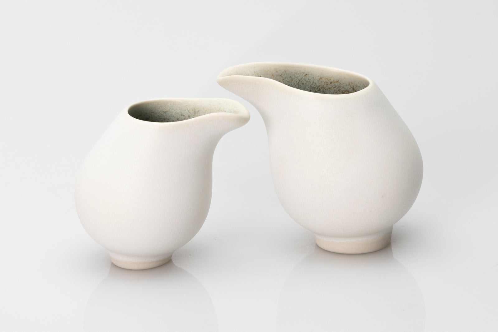 Small stoneware flow jug by Kate Schuricht ceramics, available at Padstow Gallery Cornwall