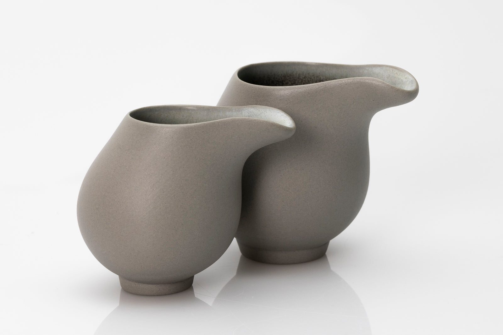 Small stoneware flow jug by Kate Schuricht ceramics, available at Padstow Gallery Cornwall