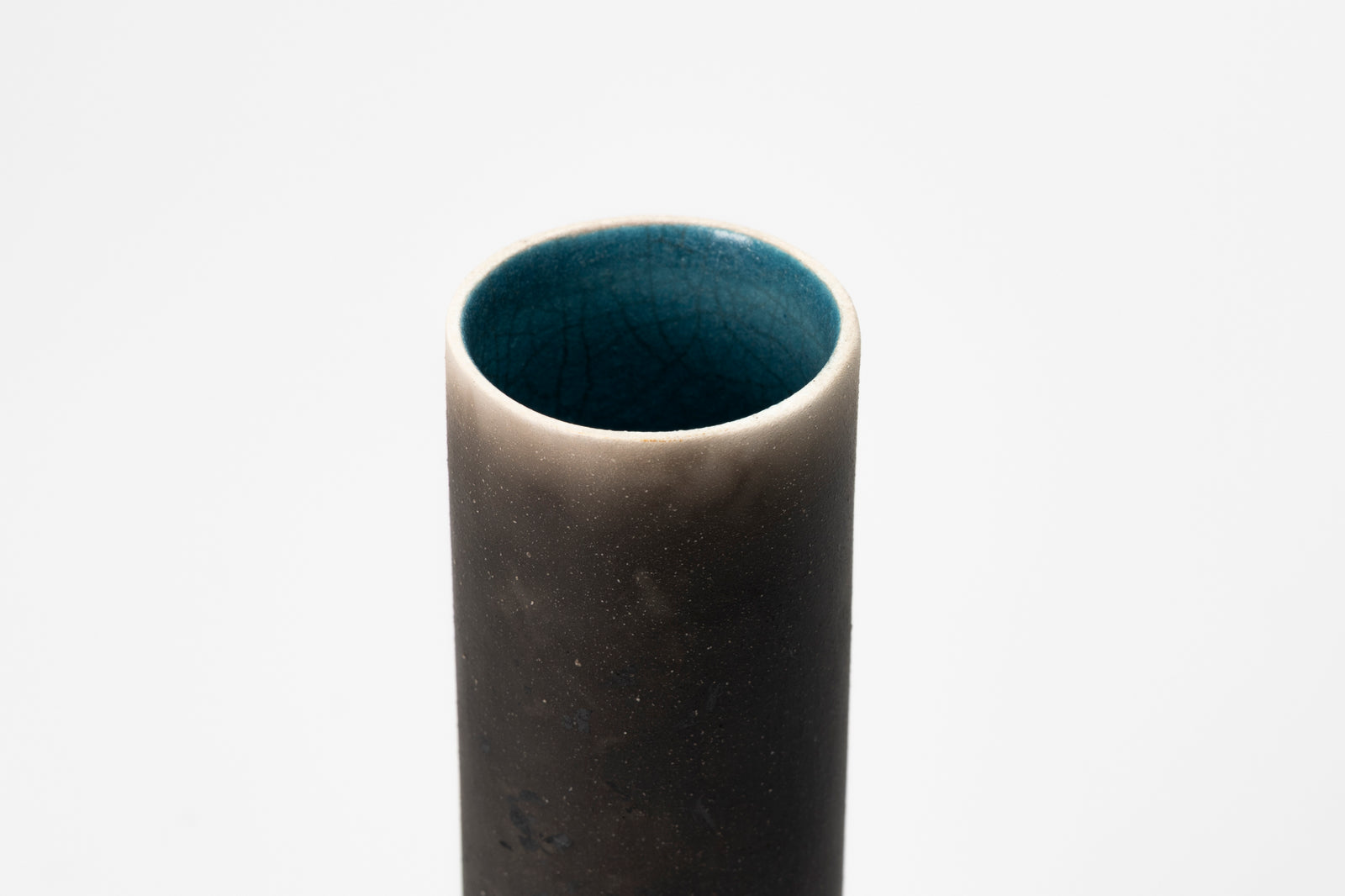 Raku vessel by Kate Schuricht ceramics, available at Padstow Gallery Cornwall