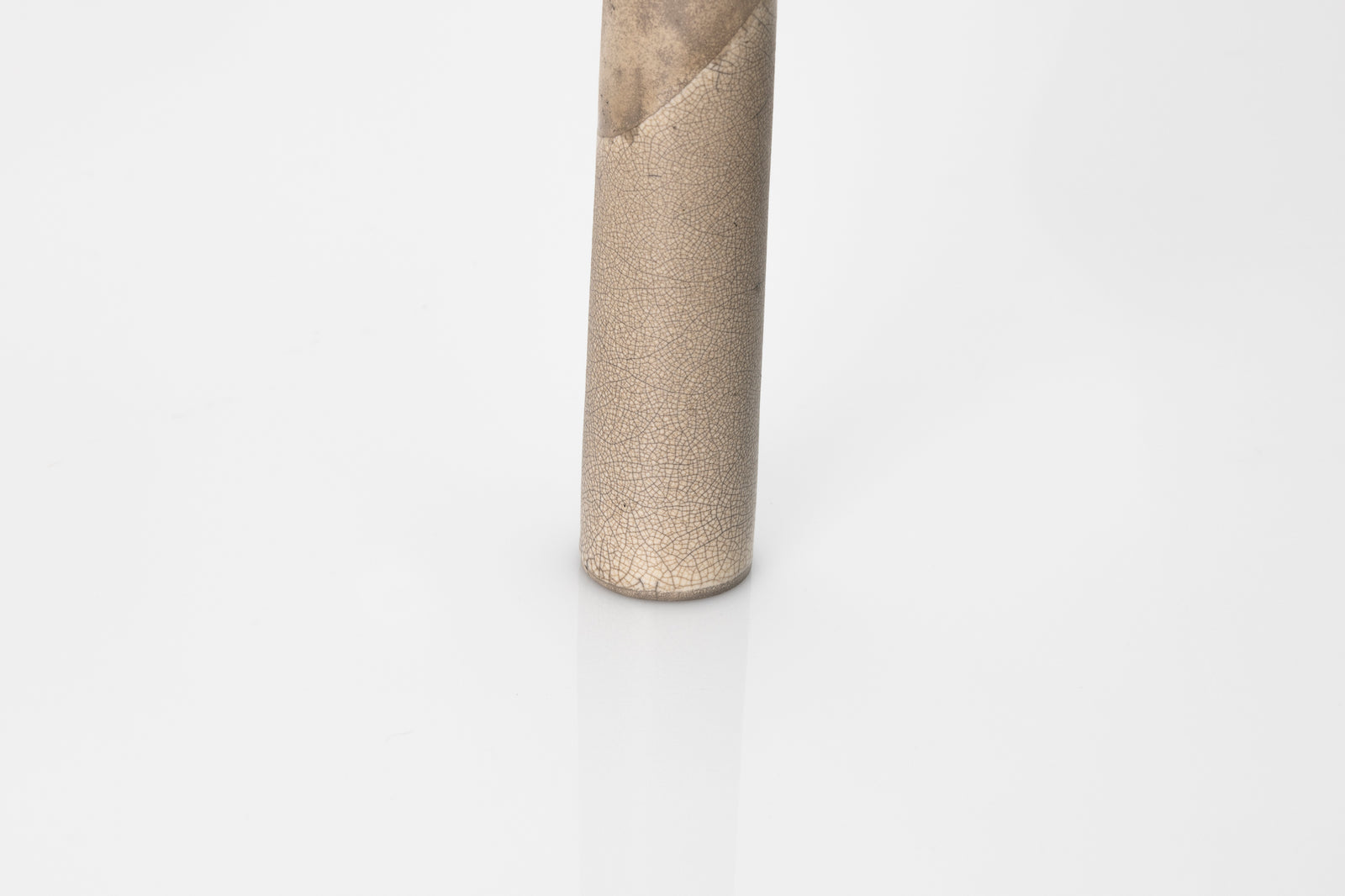 Raku vessel by Kate Schuricht ceramics, available at Padstow Gallery Cornwall