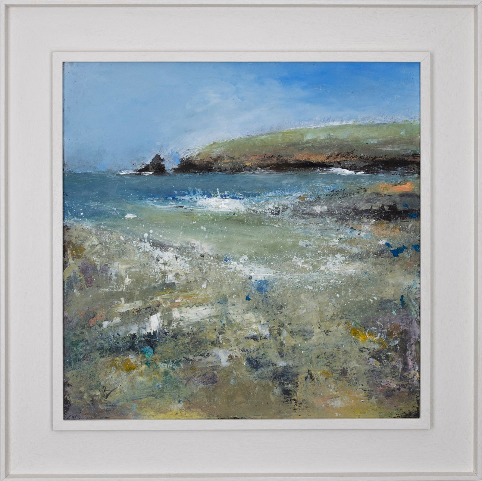 Trevone Bay by Ian Rawnsley available at Padstow Gallery, Cornwall