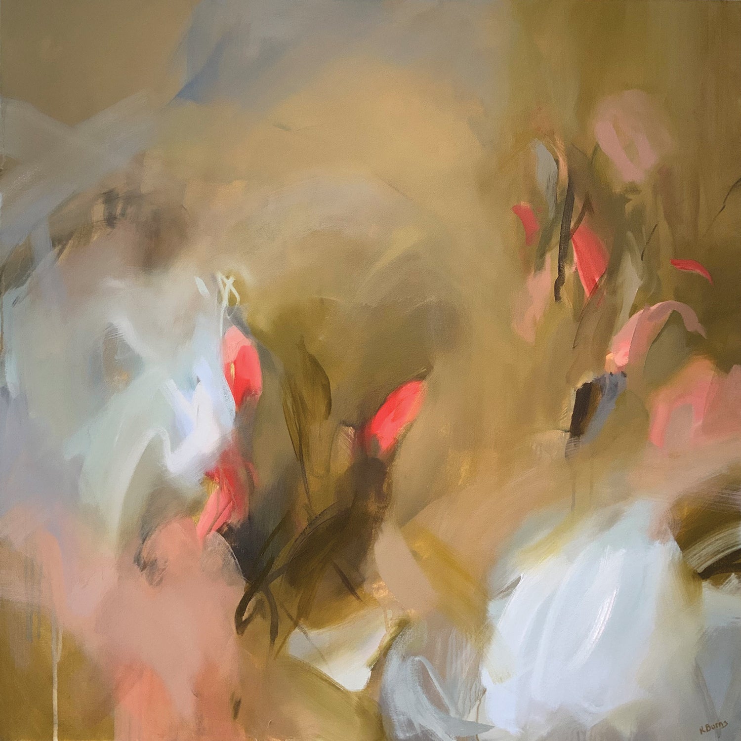 Sentimental, oil on canvas by Kate Burns fine art, available at Padstow Gallery, Cornwall