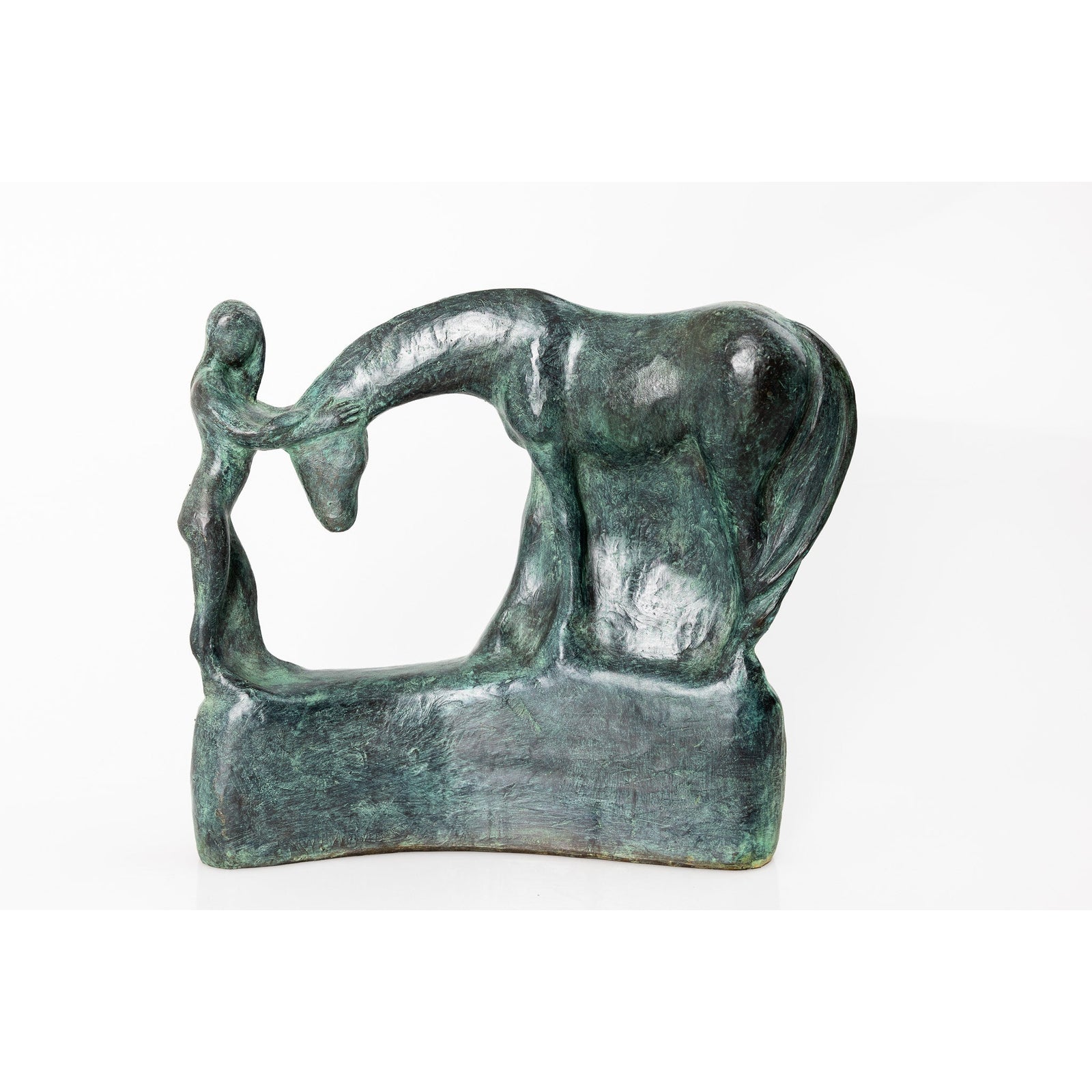 Greeting limited edition sculpture by Sophie Howard, available at Padstow Gallery, Cornwall