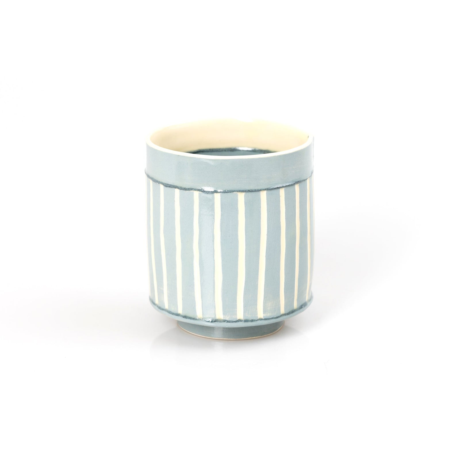 SV6 Small Vessel, handbuilt ceramic created by Emily-Kriste Wilcox, available from Padstow Gallery, Cornwall