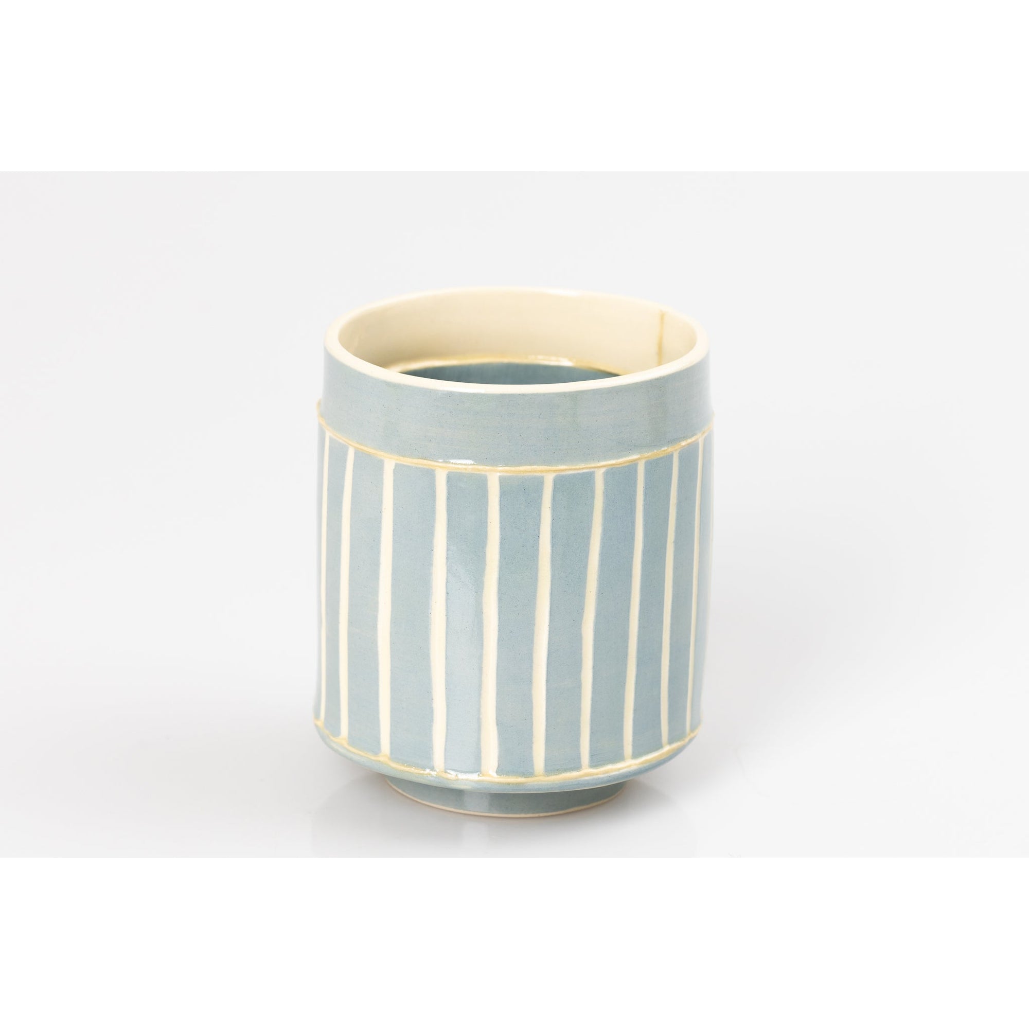 SV13 Small Vessel, handbuilt ceramic created by Emily-Kriste Wilcox, available from Padstow Gallery, Cornwall