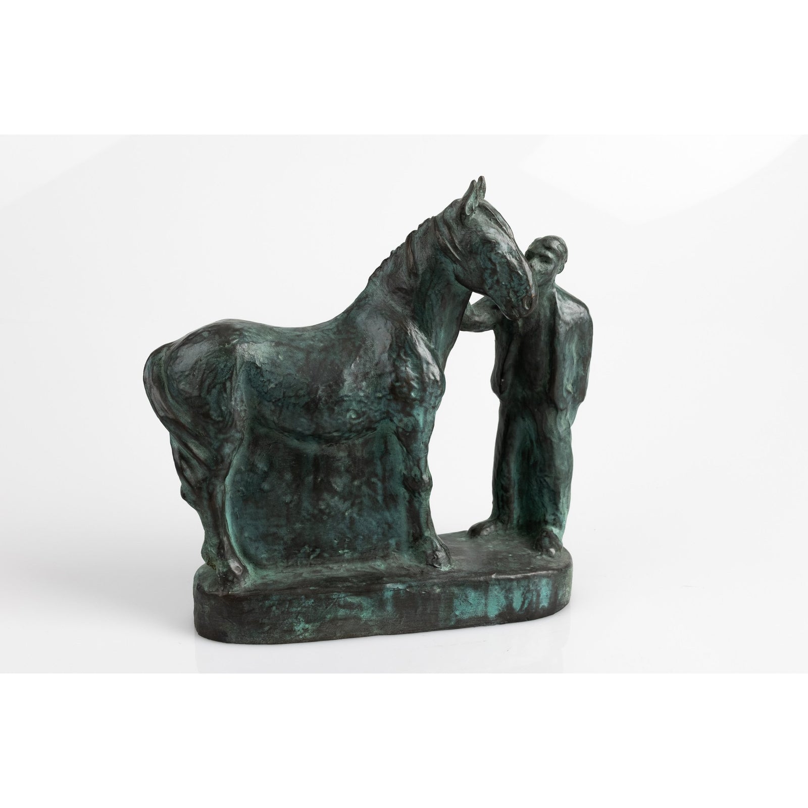 'Meeting' limited edition sculpture by Sophie Howard, available at Padstow Gallery, Cornwall