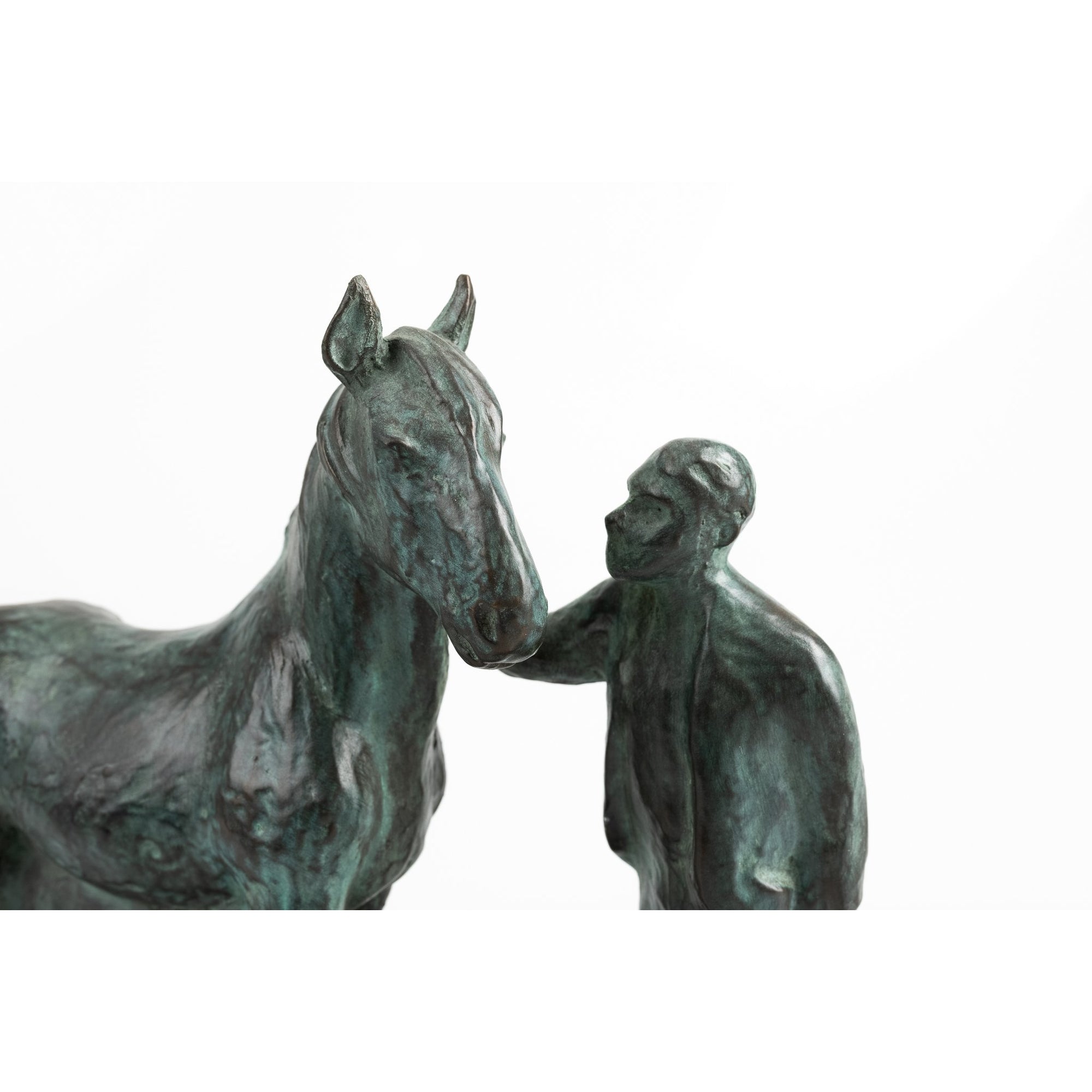 'Meeting' limited edition sculpture by Sophie Howard, available at Padstow Gallery, Cornwall