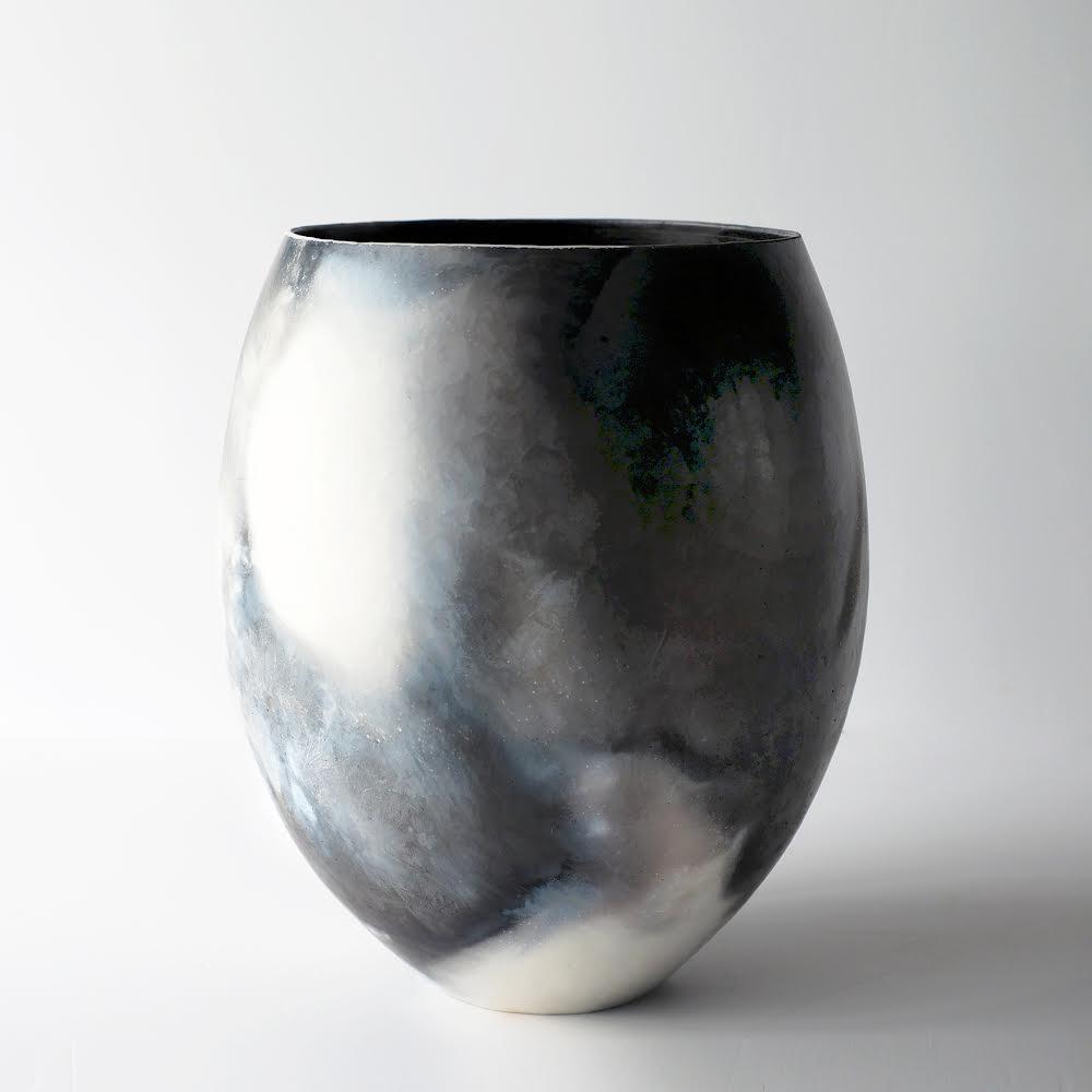 'BJ26 Tall Vessel' by Bridget Johnson ceramics available at Padstow Gallery, Cornwall