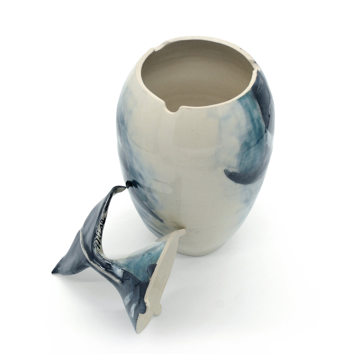 MK27 Mother and Baby Whale by Miae Kim, available at Padstow Gallery, Cornwall