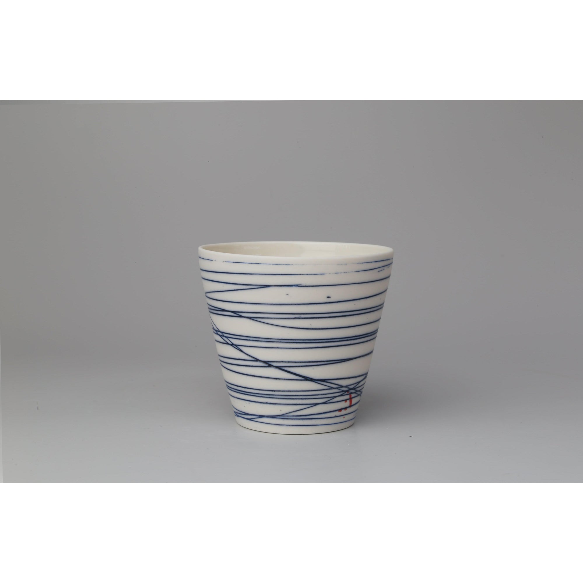 AT29 Small Straight Sided Cup, by Ali Tomlin, available at Padstow Gallery, Cornwall