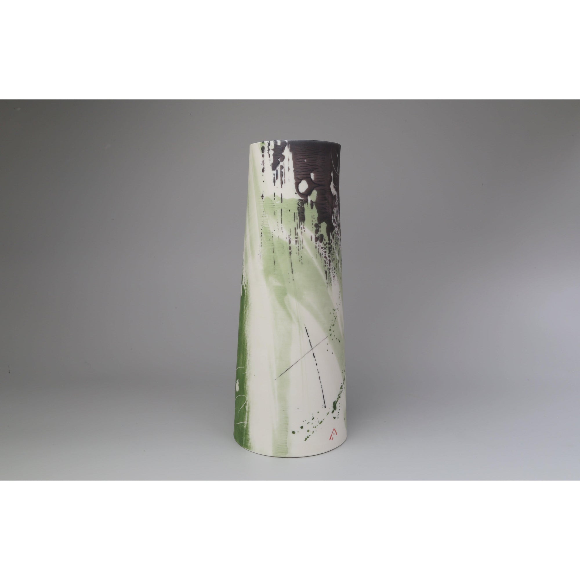 AT47 Tall Cylinder Vase, by Ali Tomlin, available at Padstow Gallery, Cornwall