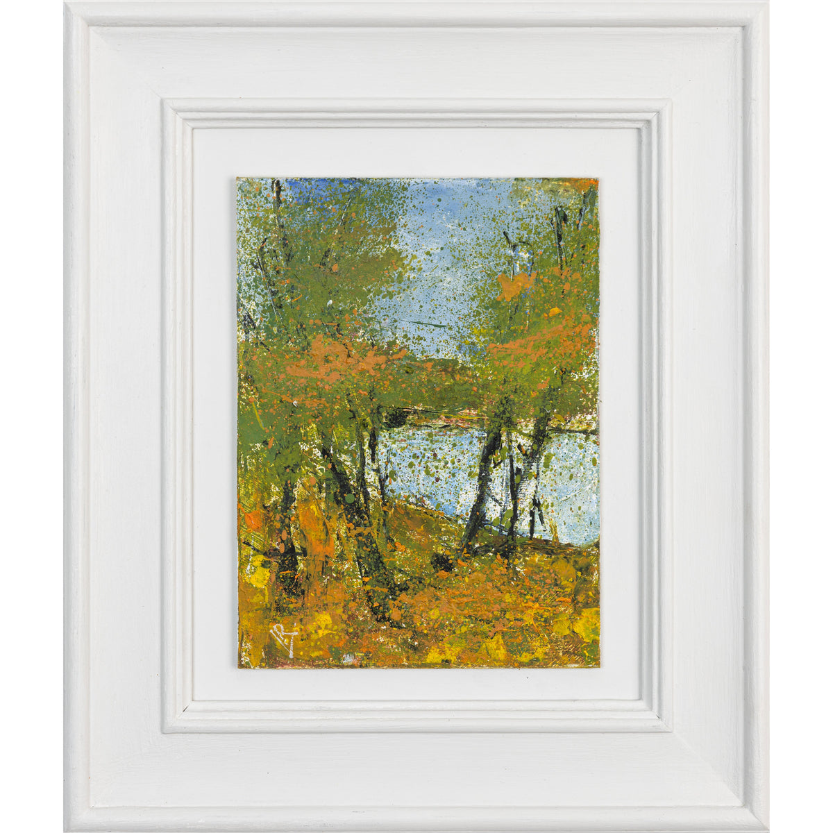 Autumn colours along the Camel Trail by Ian Rawnsley available at Padstow Gallery, Cornwall