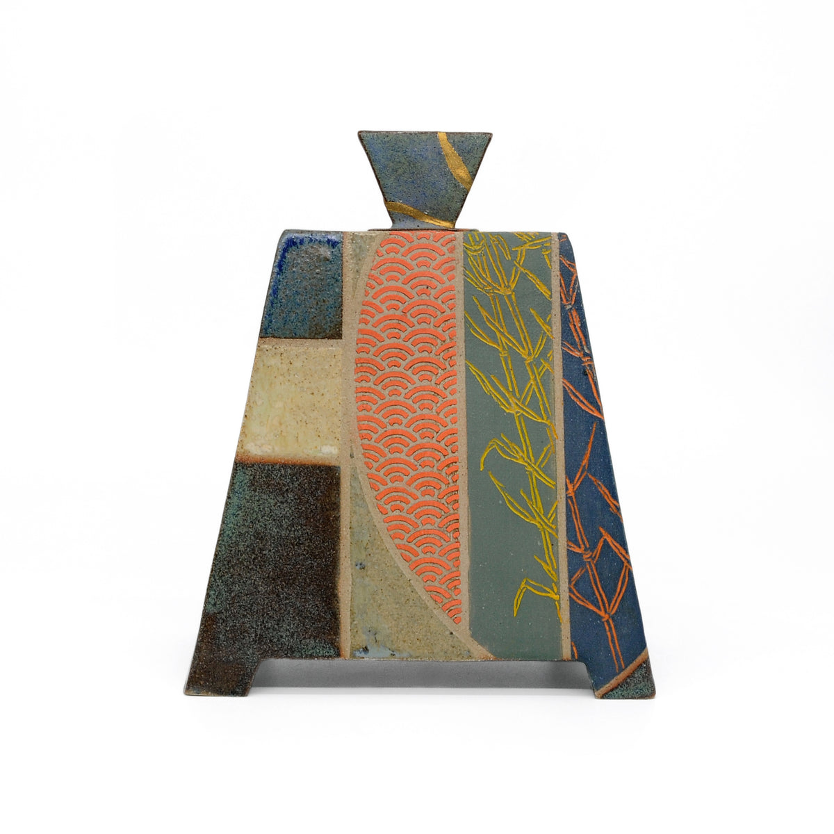 MK44 Pyramid with Brass Kintsugi 