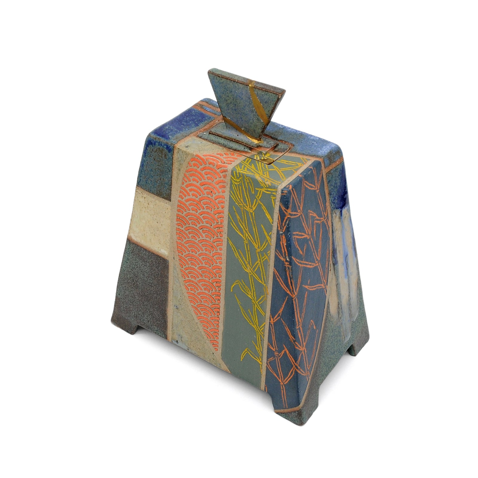 MK44 Pyramid with Brass Kintsugi 