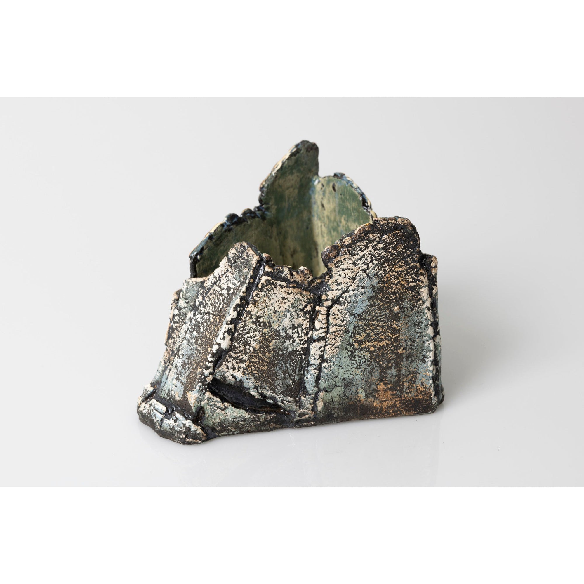 JS13 Rock Pool by Jane Silk ceramics available at Padstow Gallery, Cornwall